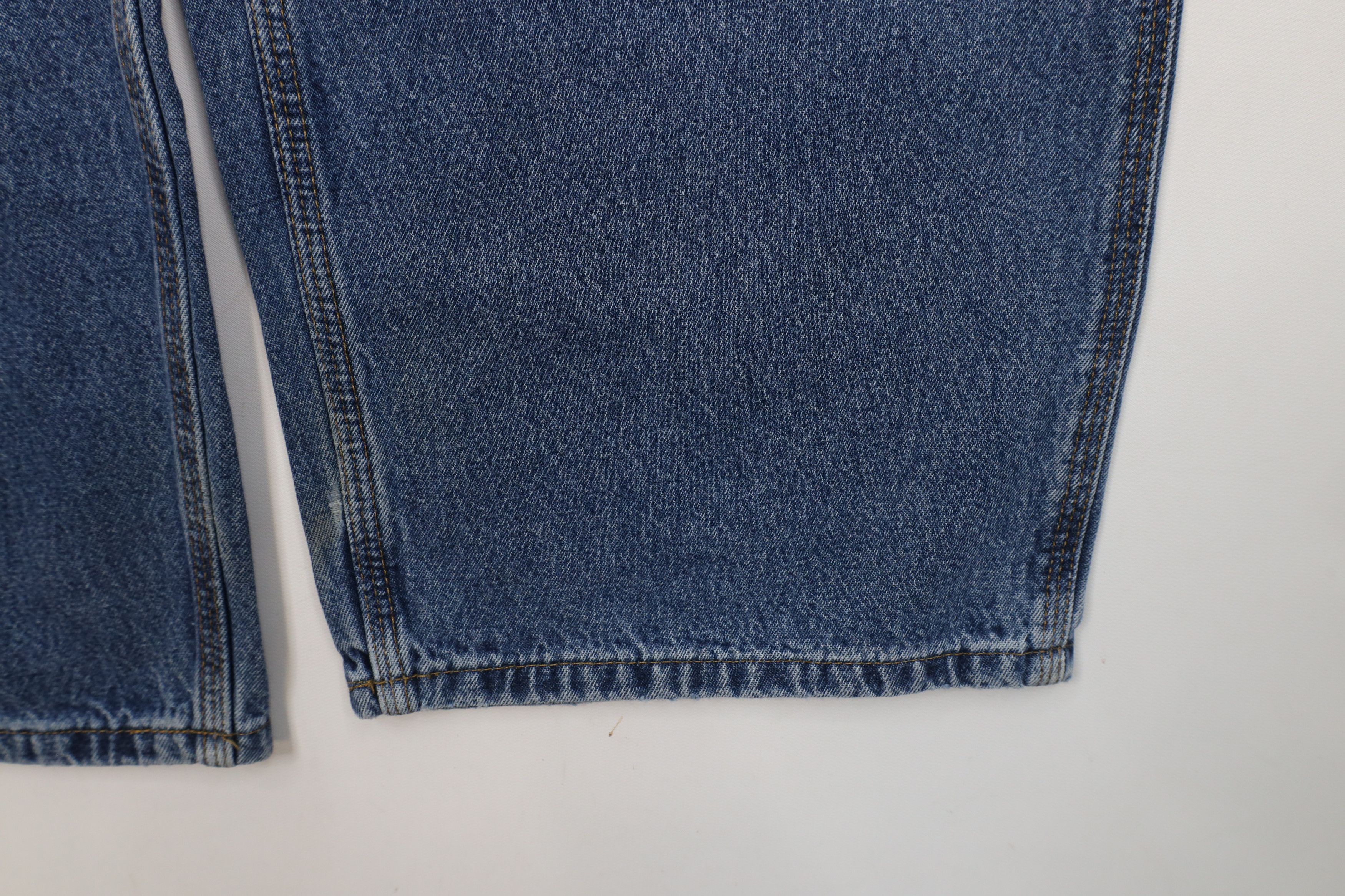 Carhartt × Vintage Vintage Carhartt Spell Wide Leg Dungaree Denim Jeans Blue Size US 38 / EU 54 - 8 Thumbnail