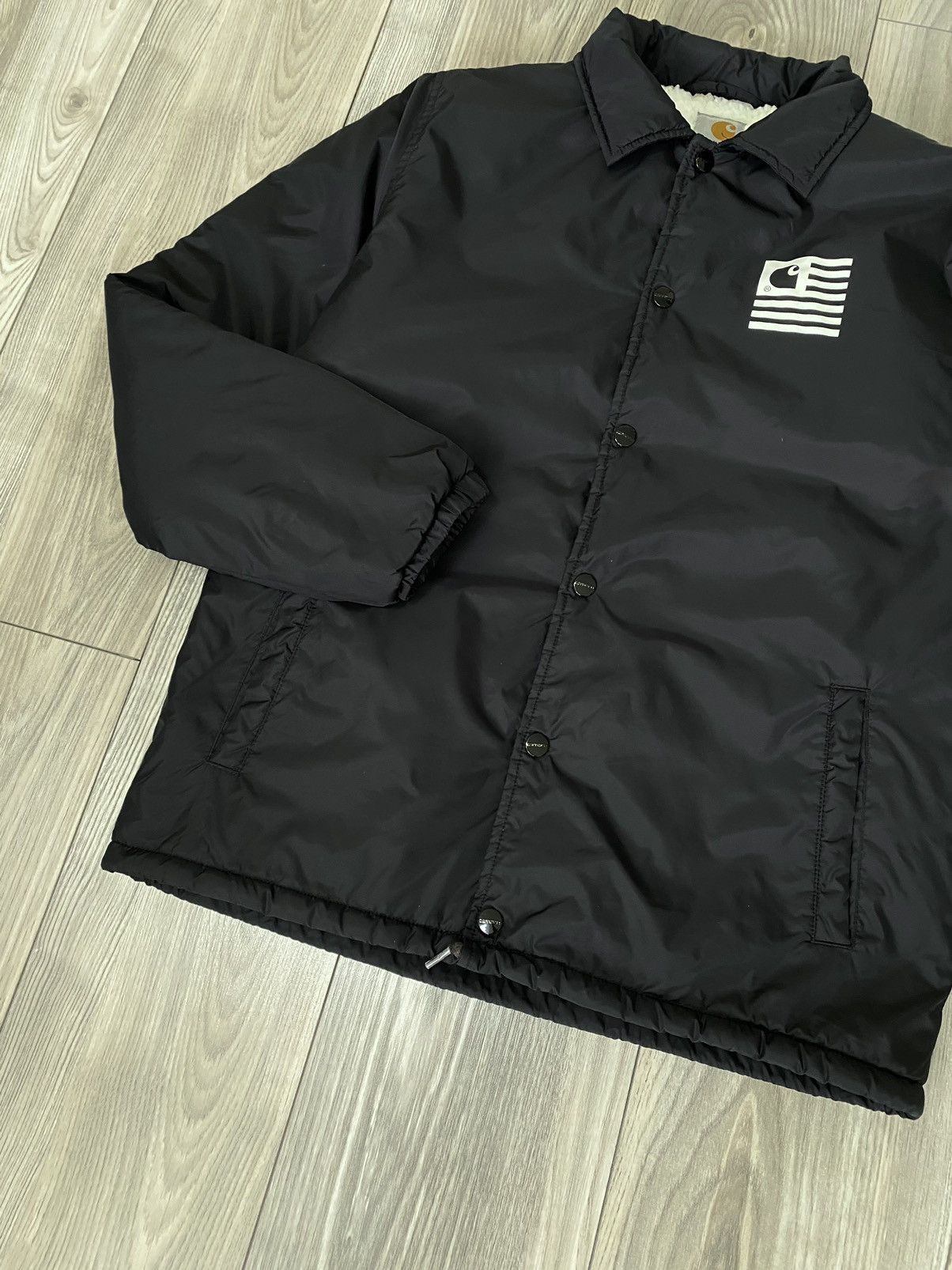 Carhartt Carhartt State Pile Nylon Black Jacket Men's Size S Size US S / EU 44-46 / 1 - 4 Thumbnail