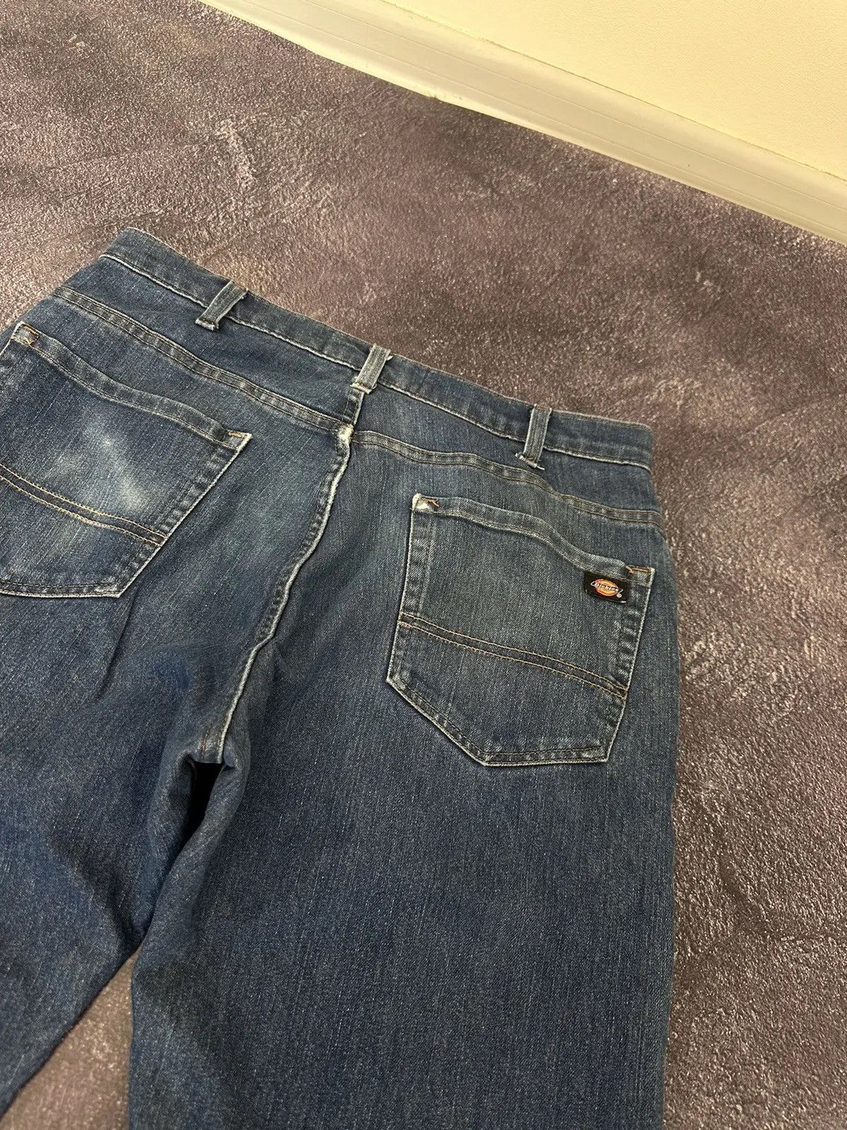 Dickies × Vintage Vintage Dickies Blue Denim Work Hype Baggy Jeans Size US 36 / EU 52 - 3 Thumbnail