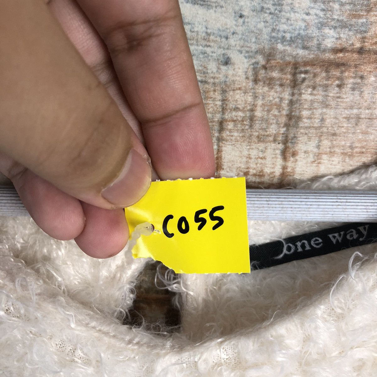 Homespun Knitwear × Japanese Brand DLL One Way White Mohair shaggy fur vintage Knitwear #C055 Size S / US 4 / IT 40 - 10 Thumbnail