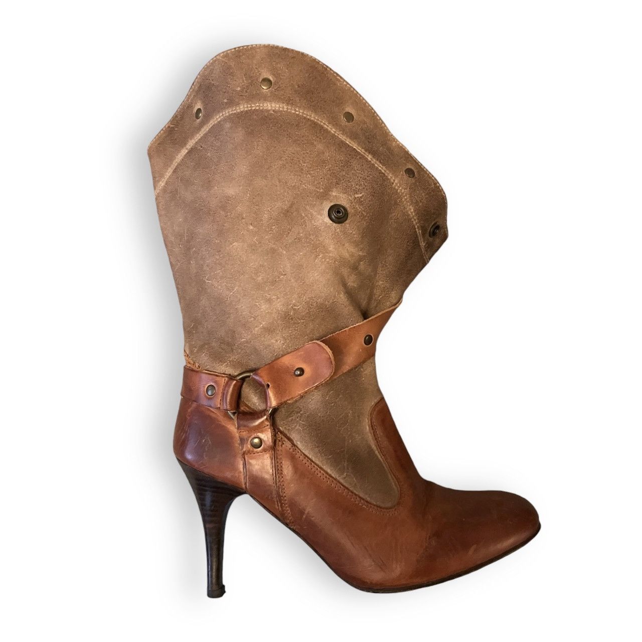 Diesel Iconic 90s DIESEL Style Lab Vintage Heel Boots Size US 8.5 / IT 38.5 - 7 Thumbnail