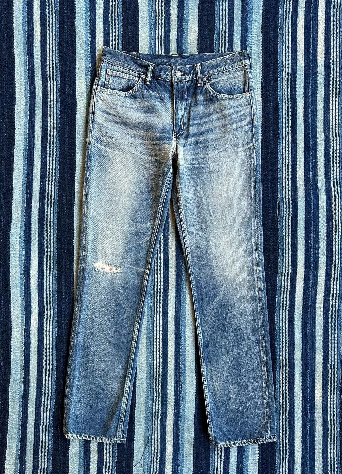 Visvim Blue Distressed Denim Jeans Size 32 Size US 32 / EU 48 - 1 Thumbnail