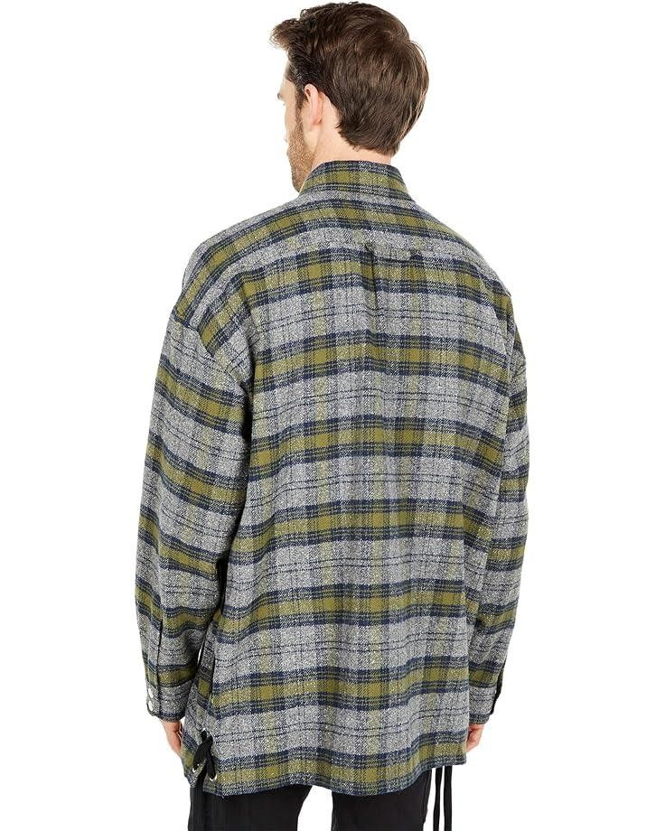 Faith Connexion Faith Connexion** **Gray Laced Tweed Oversized Shirt Jacket Size US XS / EU 42 / 0 - 5 Thumbnail