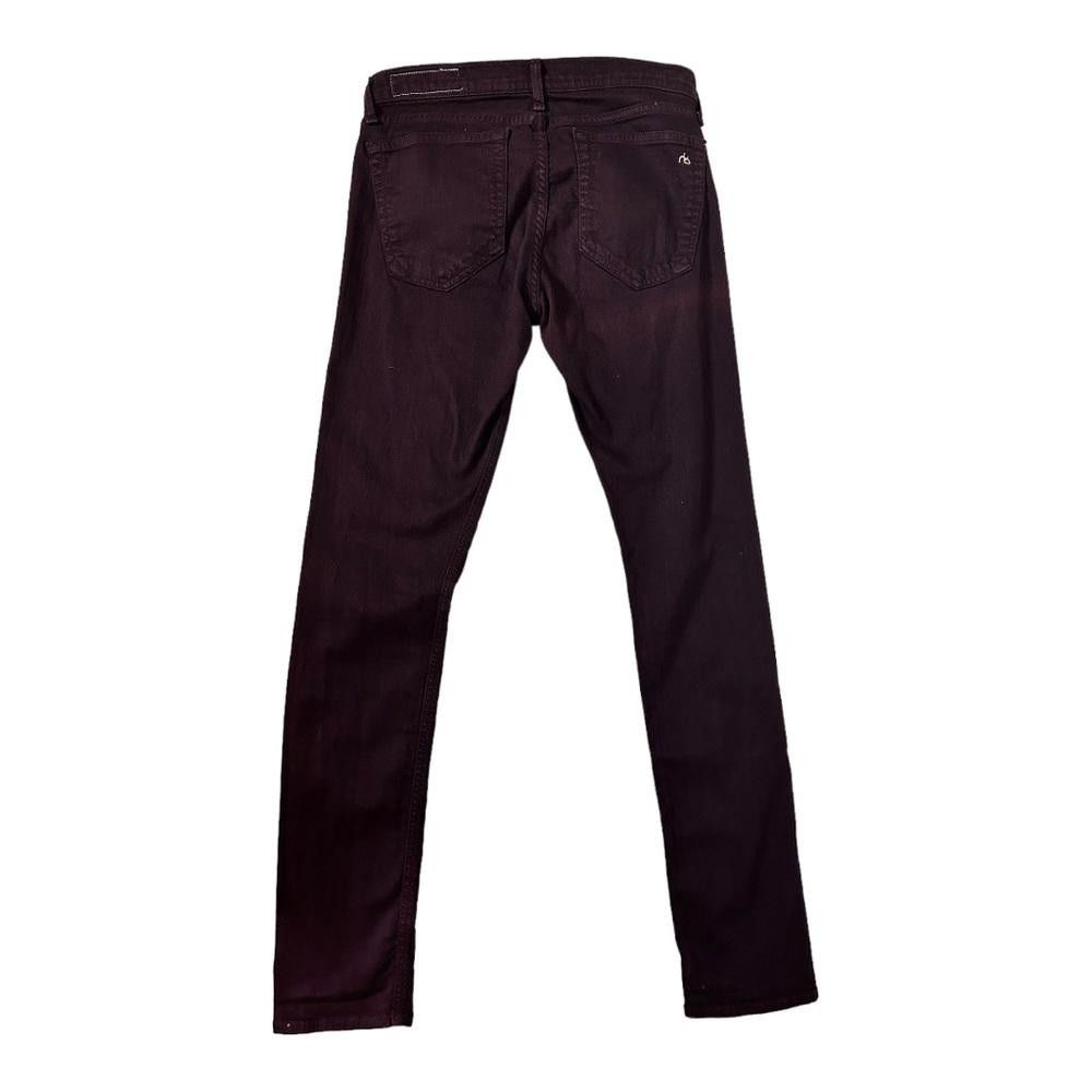Rag & Bone rag & bone l The Dre Wine Skinny Jeans Size 26 Size 26" / US 2 / IT 38 - 3 Thumbnail