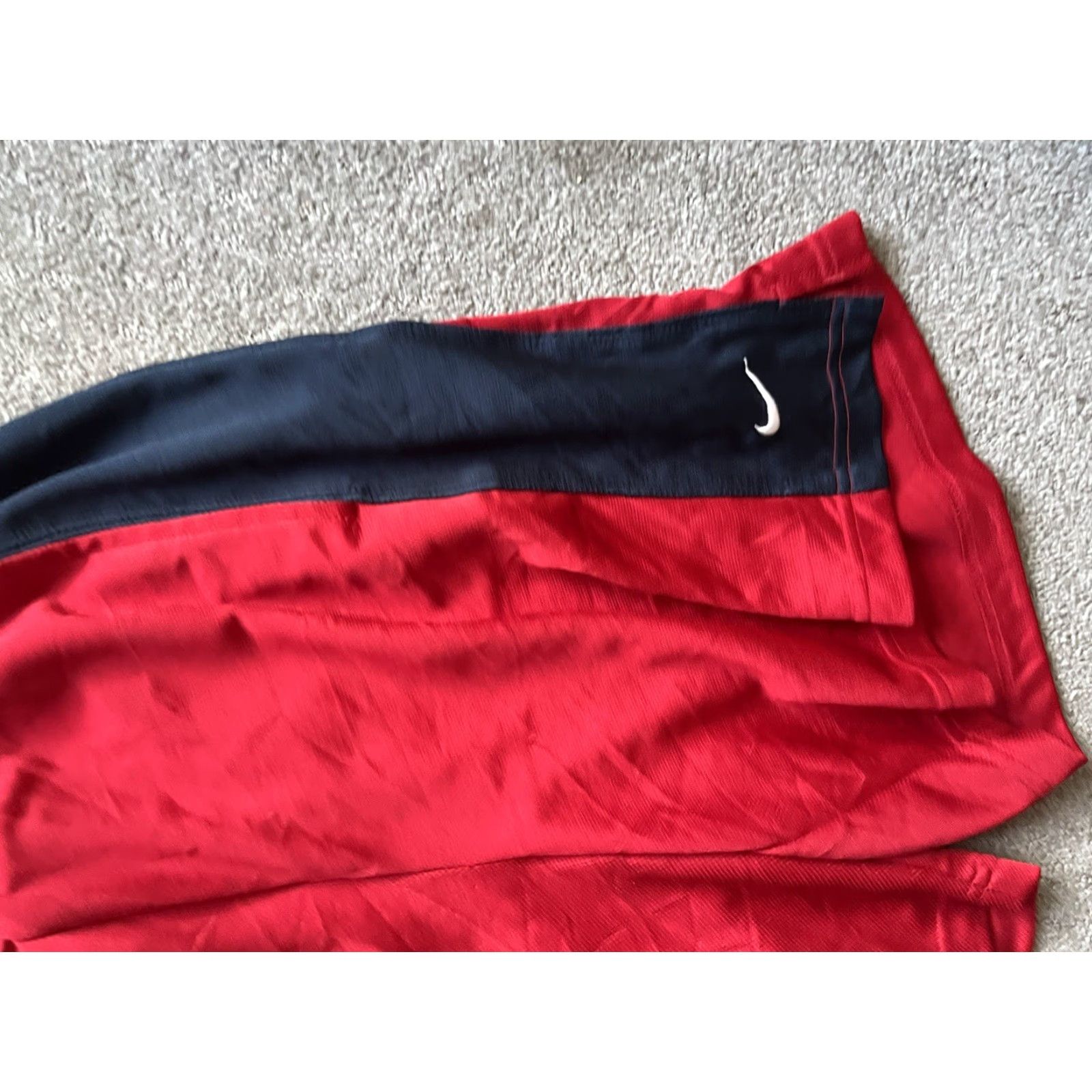 Nike Nike Shorts Men L Red 7" Woven Lightweight Athletic Quick Dry Pockets Moisture Wicking Tennis Size US 33 - 3 Thumbnail