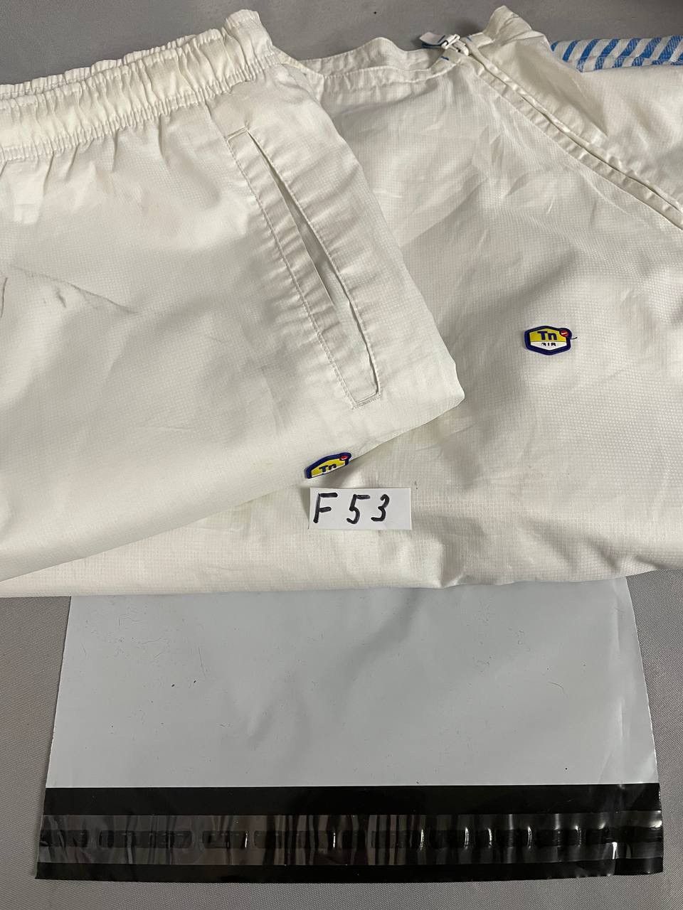 Nike Nike TN Tracksuit Jacket Pants White Size US XL / EU 56 / 4 - 25 Thumbnail