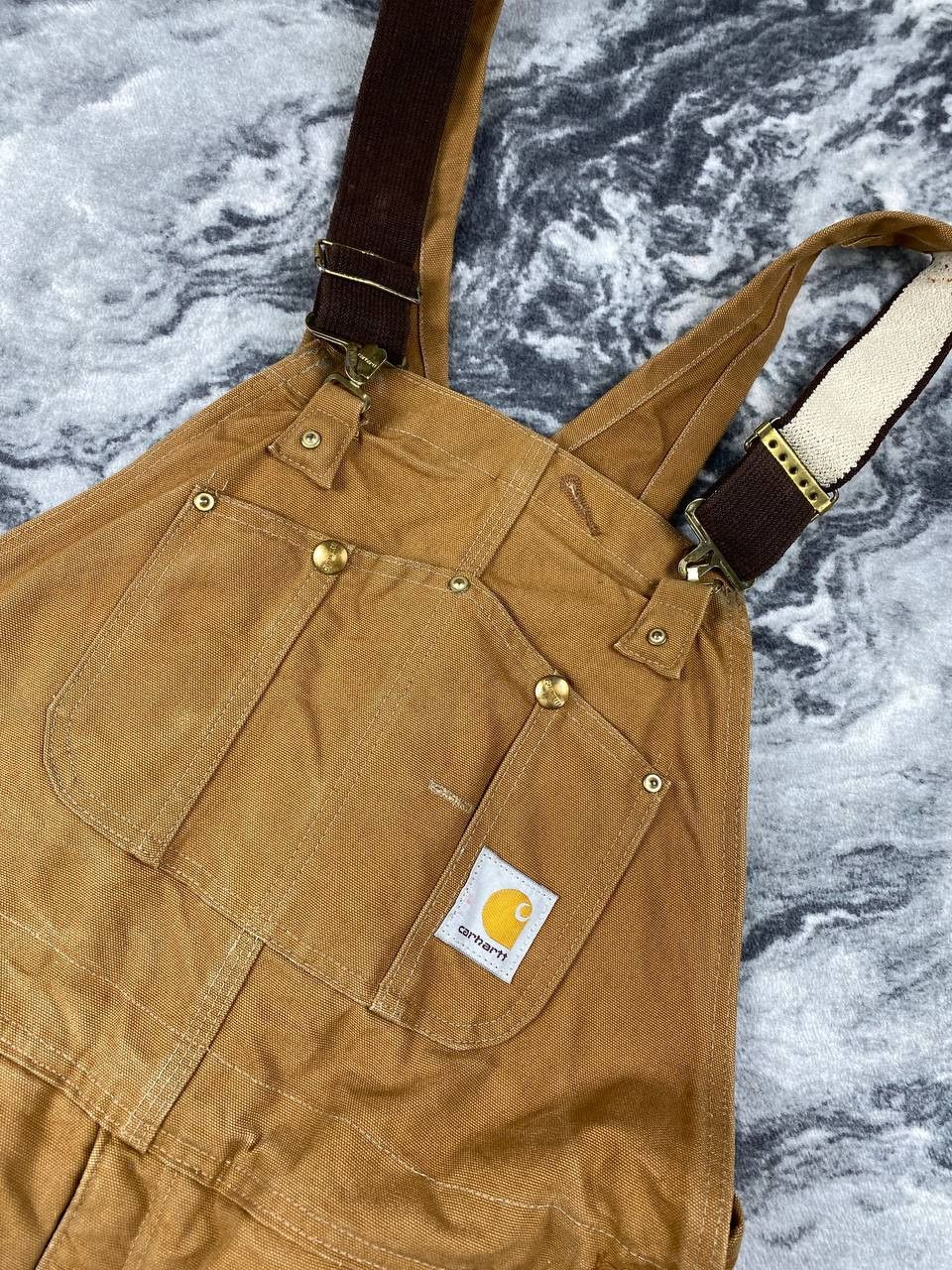 Carhartt Vintage Carhartt Overalls Double Knee Carpenter 00s Men Size US 38 / EU 54 - 14 Thumbnail
