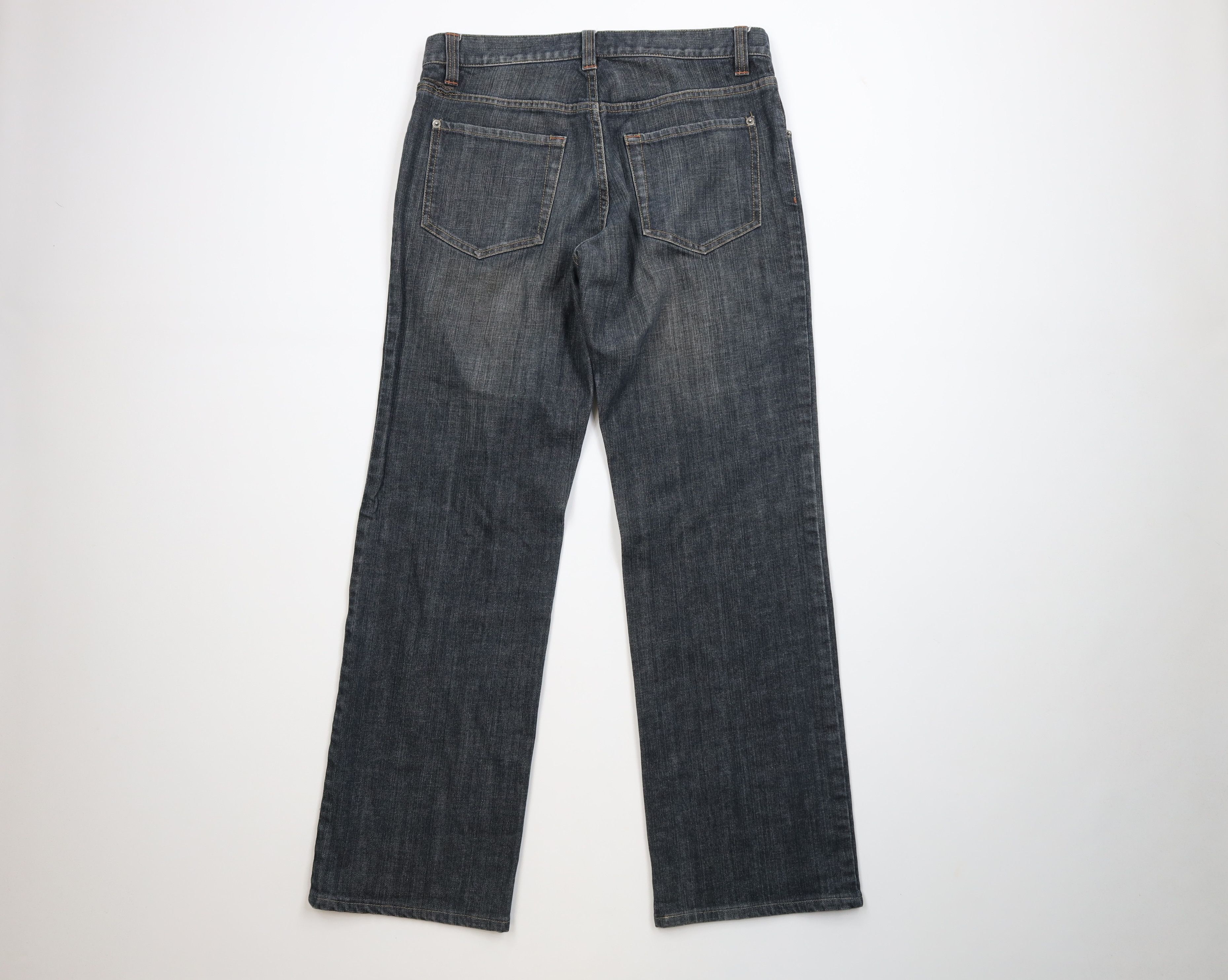 Theory Theory Button Fly Slim Jim Wide Leg Denim Jeans Pants Blue Size US 32 / EU 48 - 7 Thumbnail