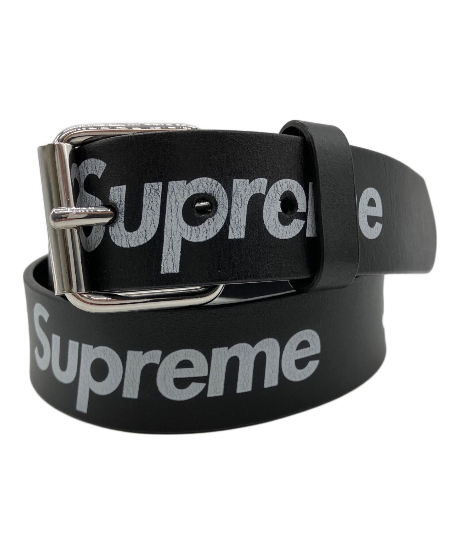 Supreme Supreme Repeat Leather Belt - White Floral Size M | Grailed