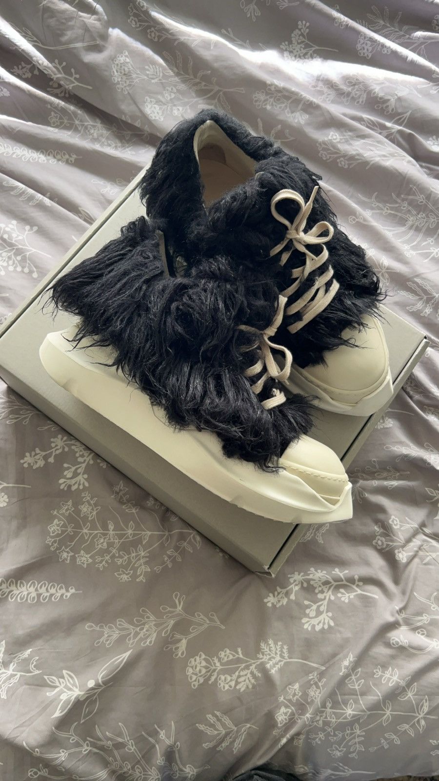 激レア】rickowens Abstract faux-fur 42