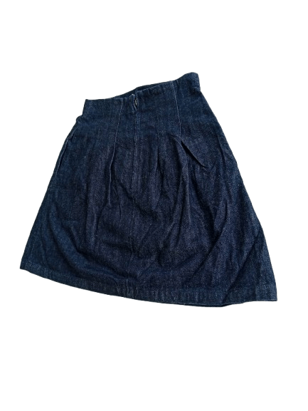 MOUSSY MOUSSY Mini Skirt Dark Blue Denim Japanese Brand Size 25" / US 0 / IT 36 - 3 Thumbnail