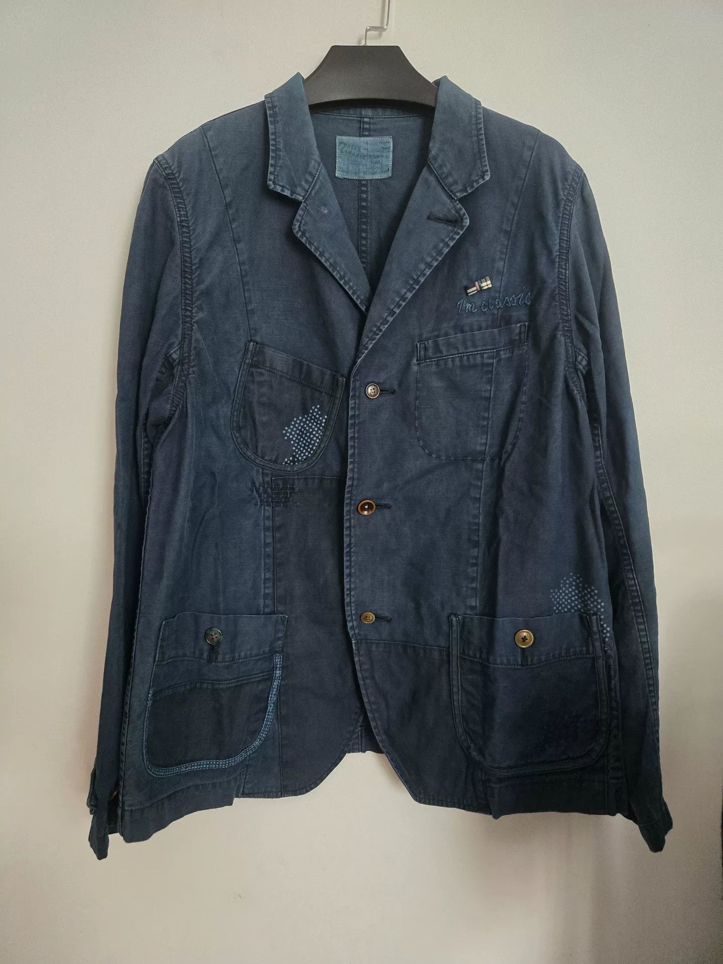 Porter Classic Porter Classic Indigo Dyed Washed Jacket Size US M / EU 48-50 / 2 - 1 Thumbnail