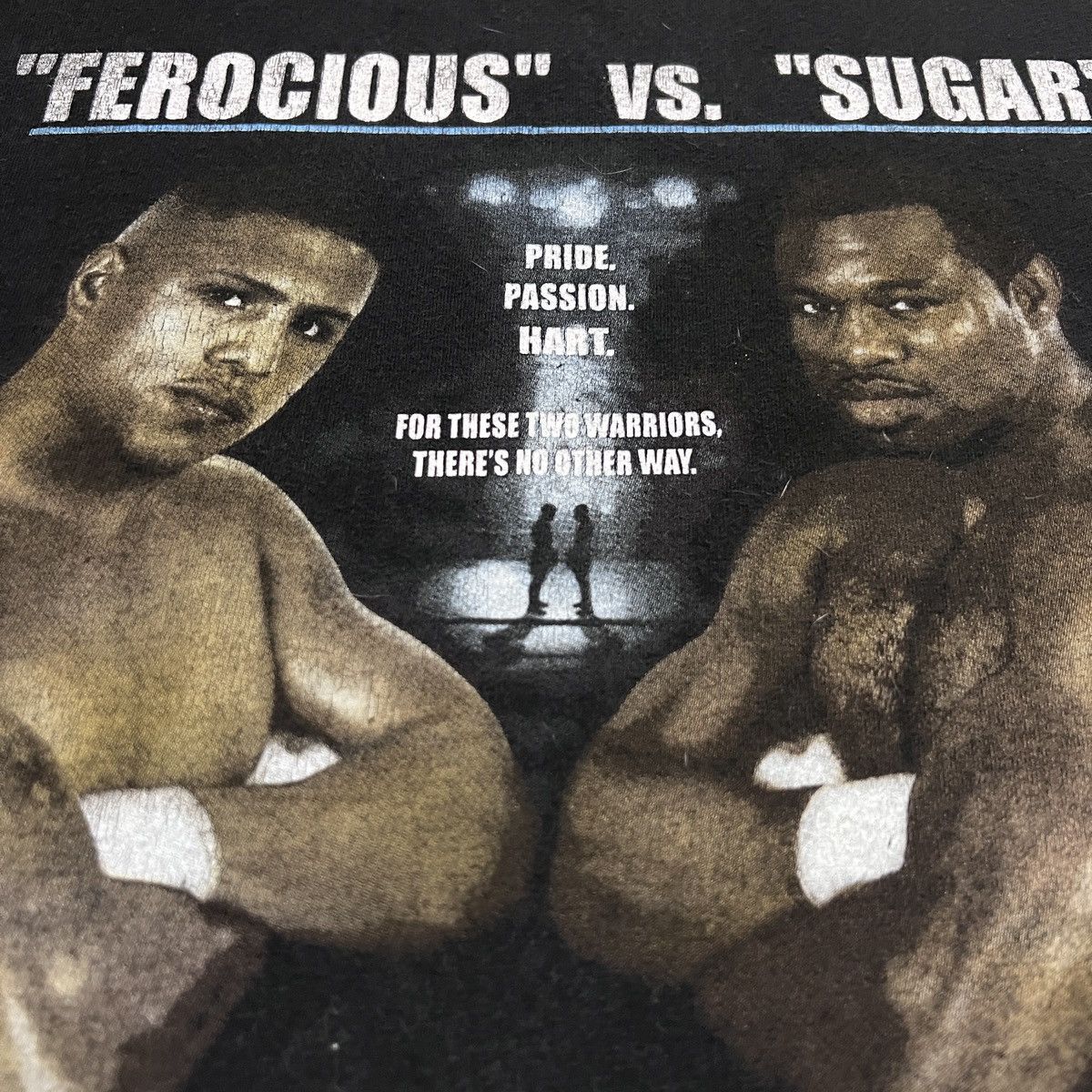 Rap Tees × Vintage Vintage Y2K Shane Mosley vs Fernando Vargas Tee Faded 2XL Size US XXL / EU 58 / 5 - 8 Thumbnail