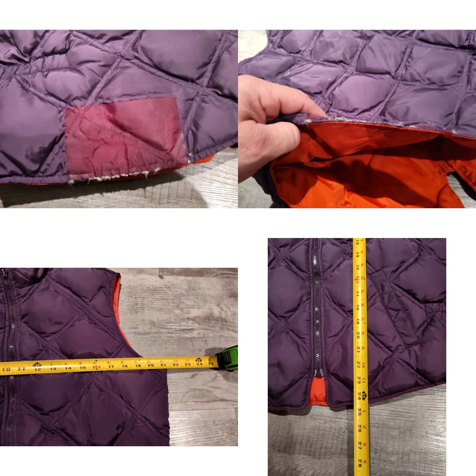 Eddie Bauer Eddie Bauer Women Goose Down Filling Quilted Puffer Vest Sz M Purple Read Size M / US 6-8 / IT 42-44 - 8 Thumbnail