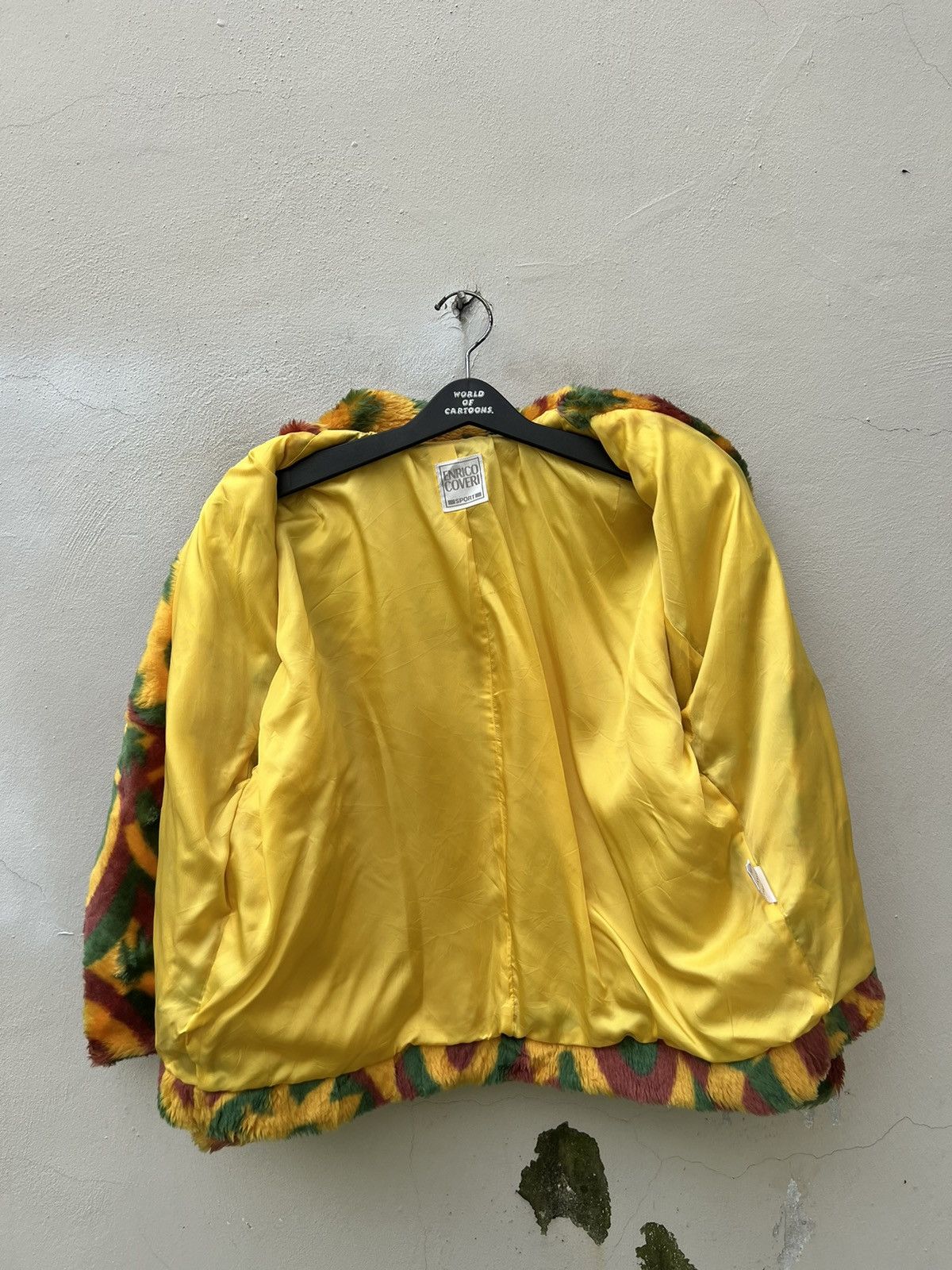 Enrico Coveri Vintage Enrico Coveri Sport Psychedelic Fleece Coat Jacket Size US M / EU 48-50 / 2 - 18 Thumbnail