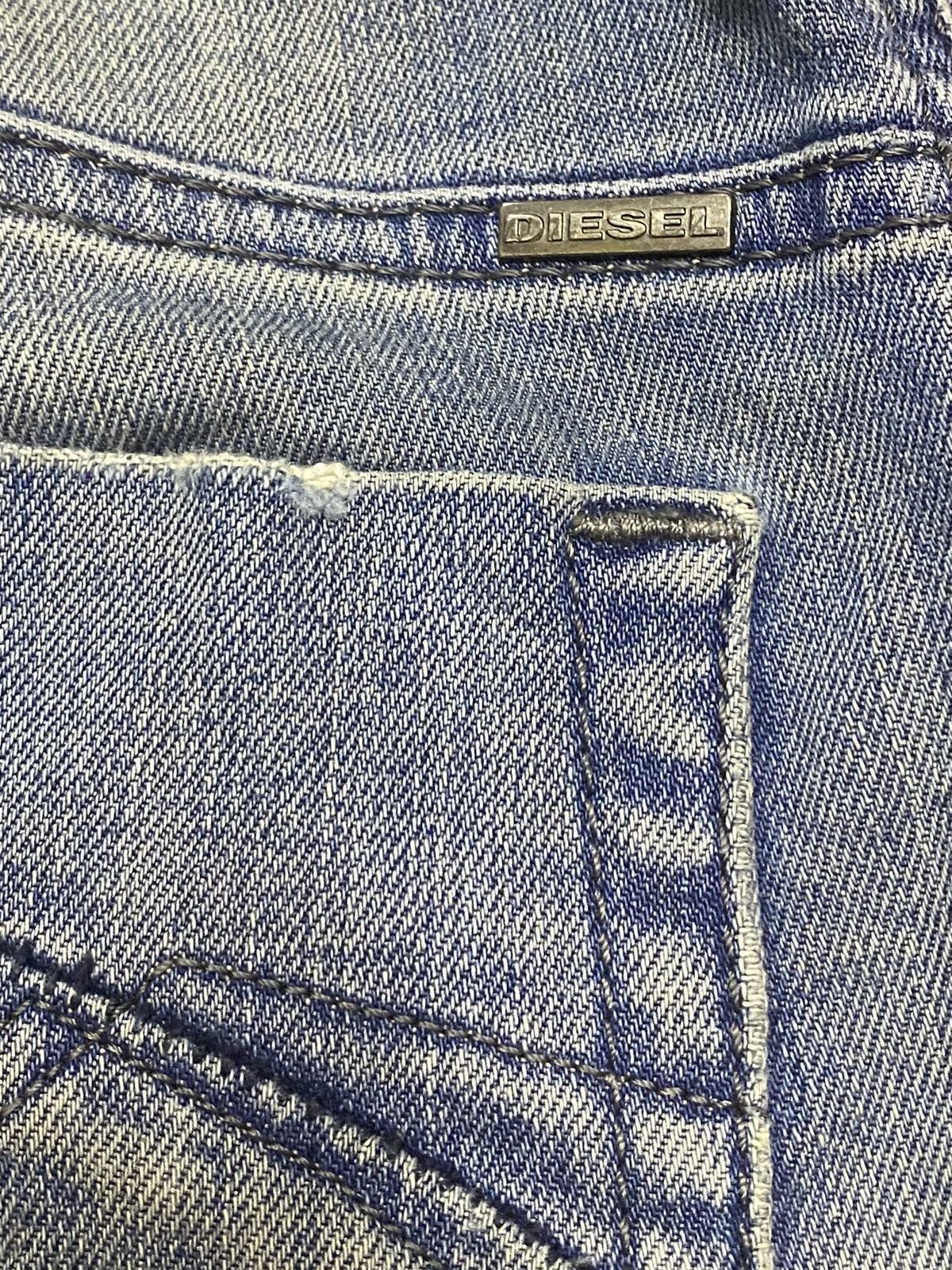 Other Vintage Diesel Faded Wash Distressed Denim Slim Jeans Size US 30 / EU 46 - 10 Thumbnail