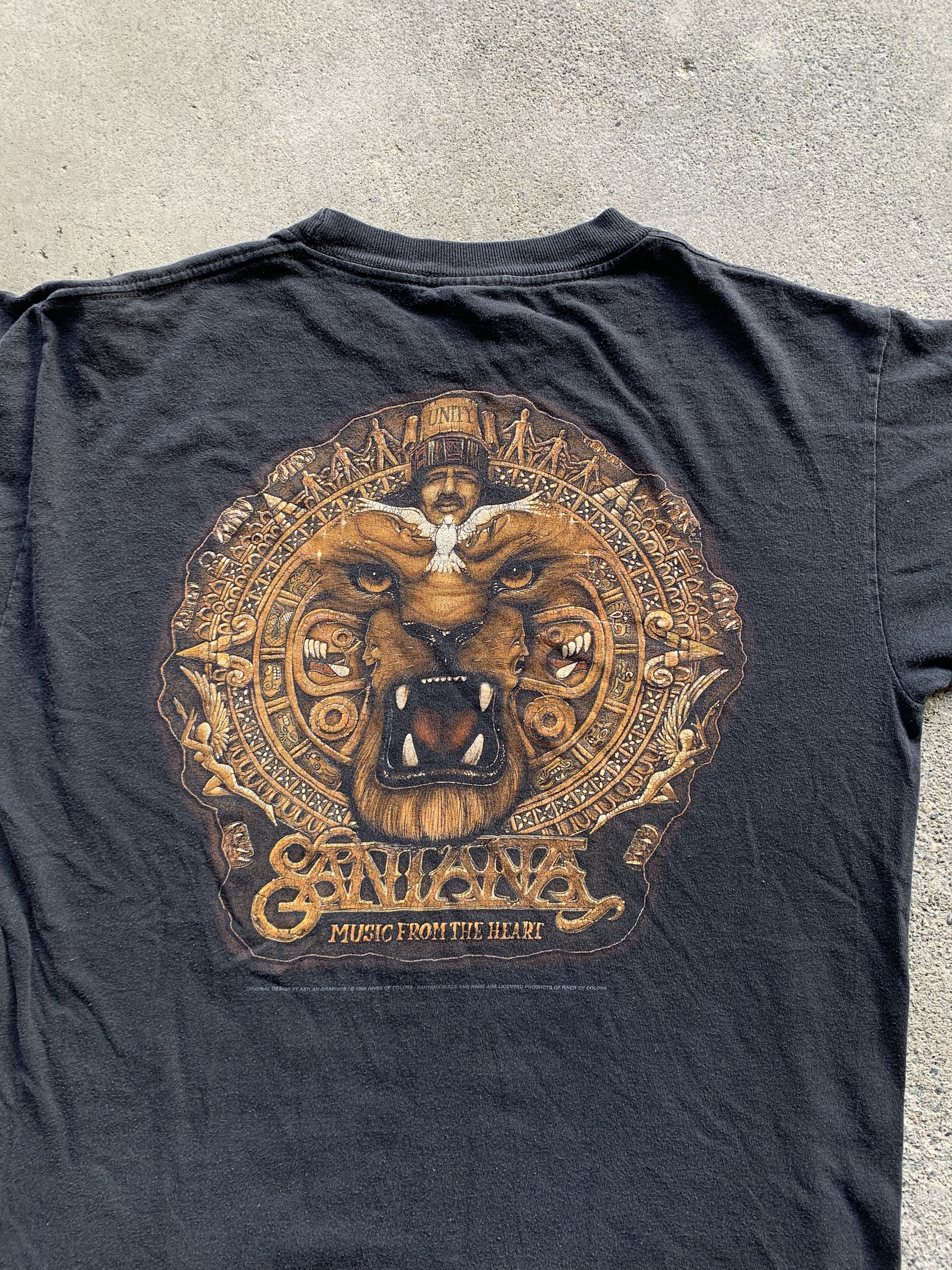 Band Tees × Vintage Vintage 1998 Santana Band Shirt Size US L / EU 52-54 / 3 - 2 Thumbnail