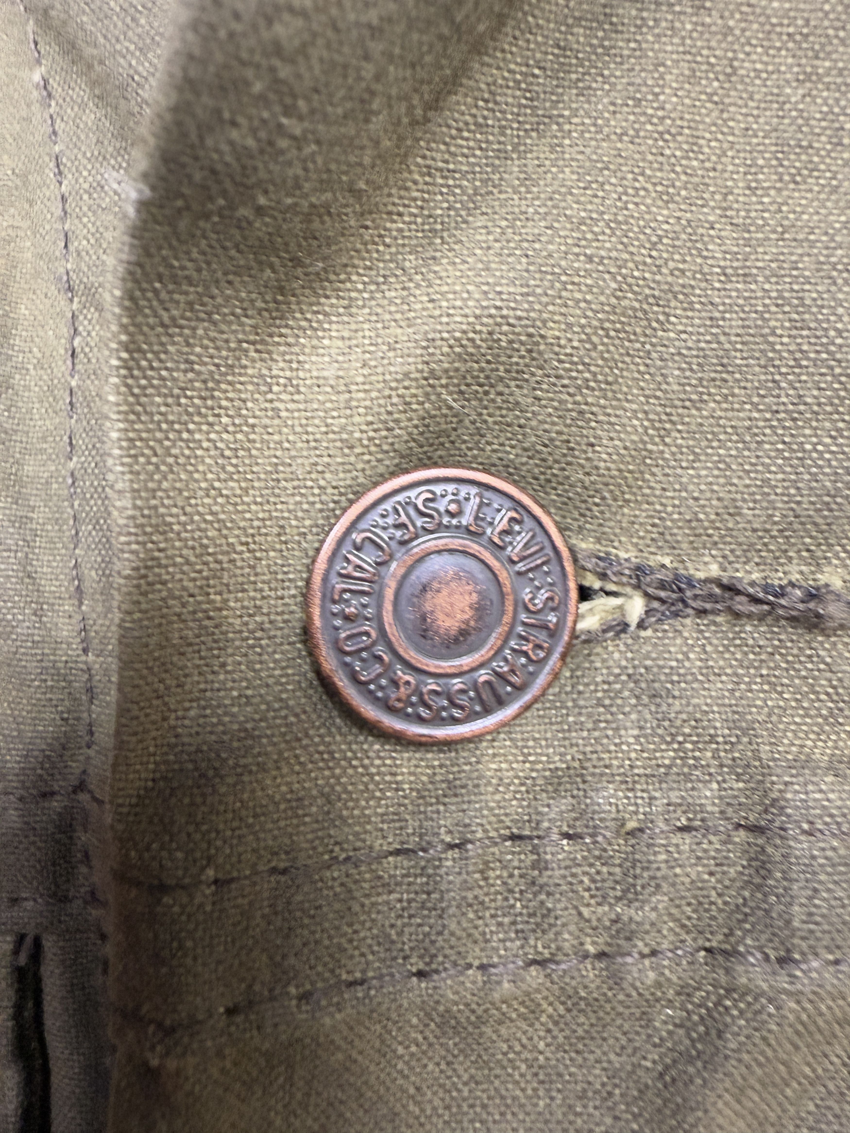 Filson × Levi's Levi's x Filson Limited Edition 2011 Waxed Trucker Jacket Size US XS / EU 42 / 0 - 4 Thumbnail