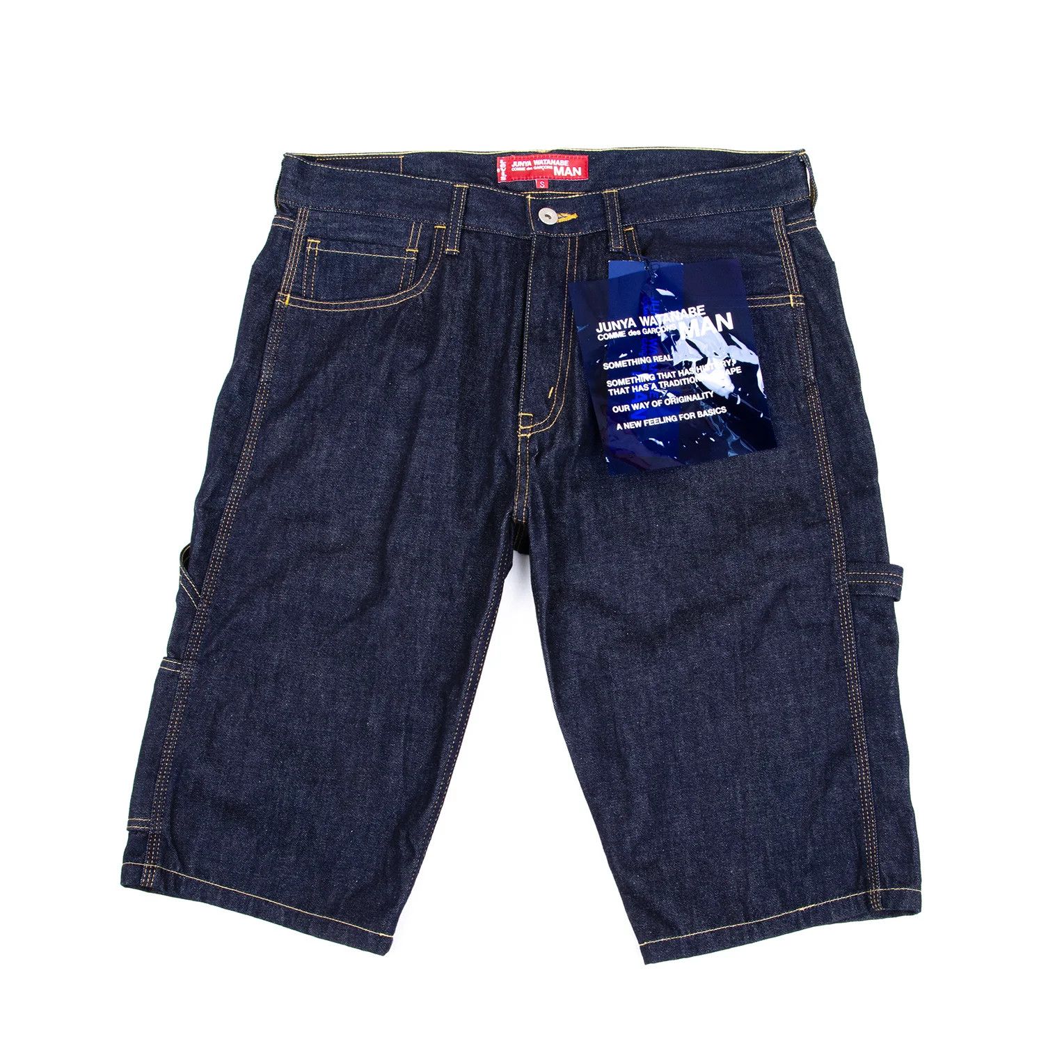 Junya Watanabe Indigo Denim Short Painter Pants with Pocket S Size US 30 / EU 46 - 1 Thumbnail