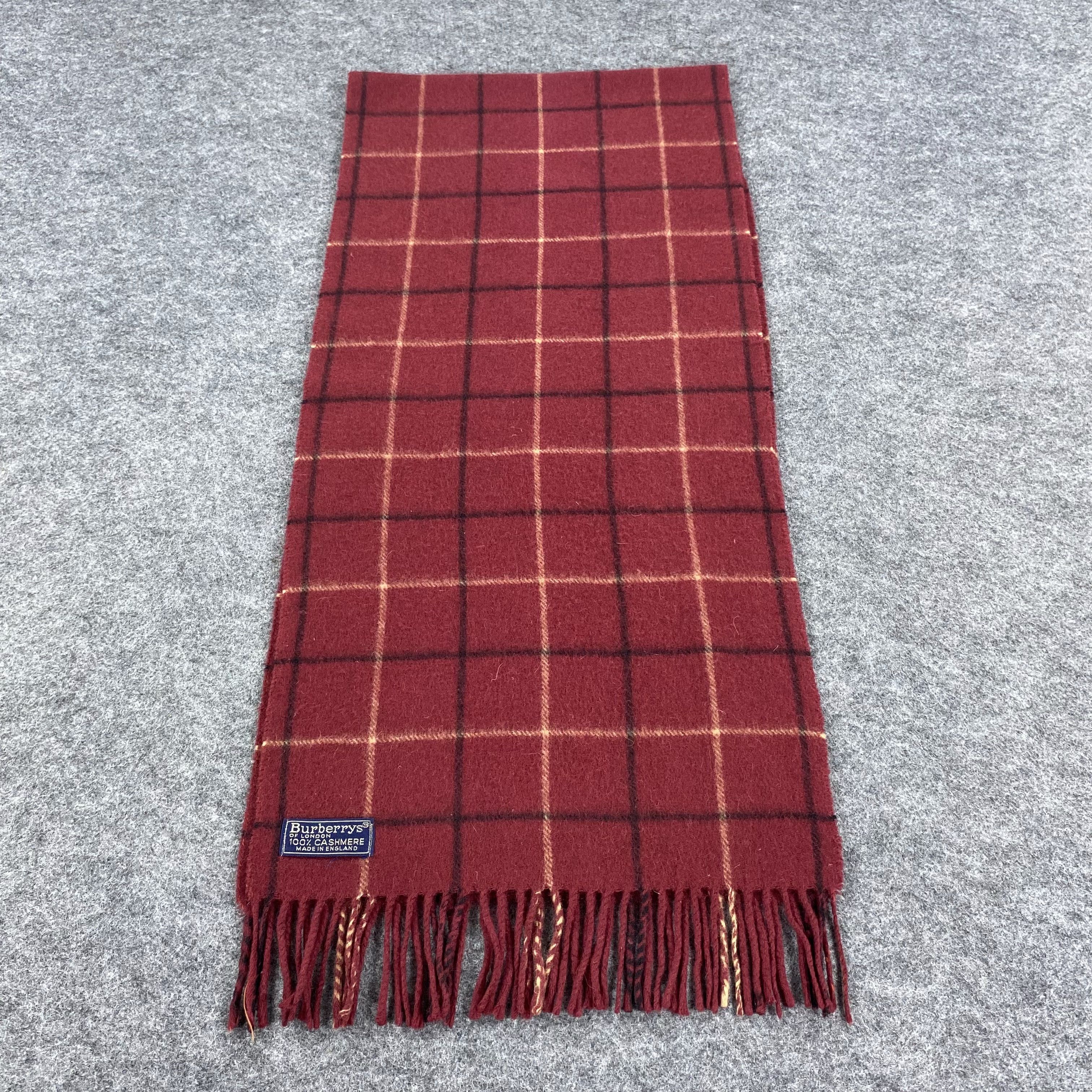 Burberry × Vintage GF10205 Burberry Scarf Neck Wear Muffler Size ONE SIZE - 1 Thumbnail
