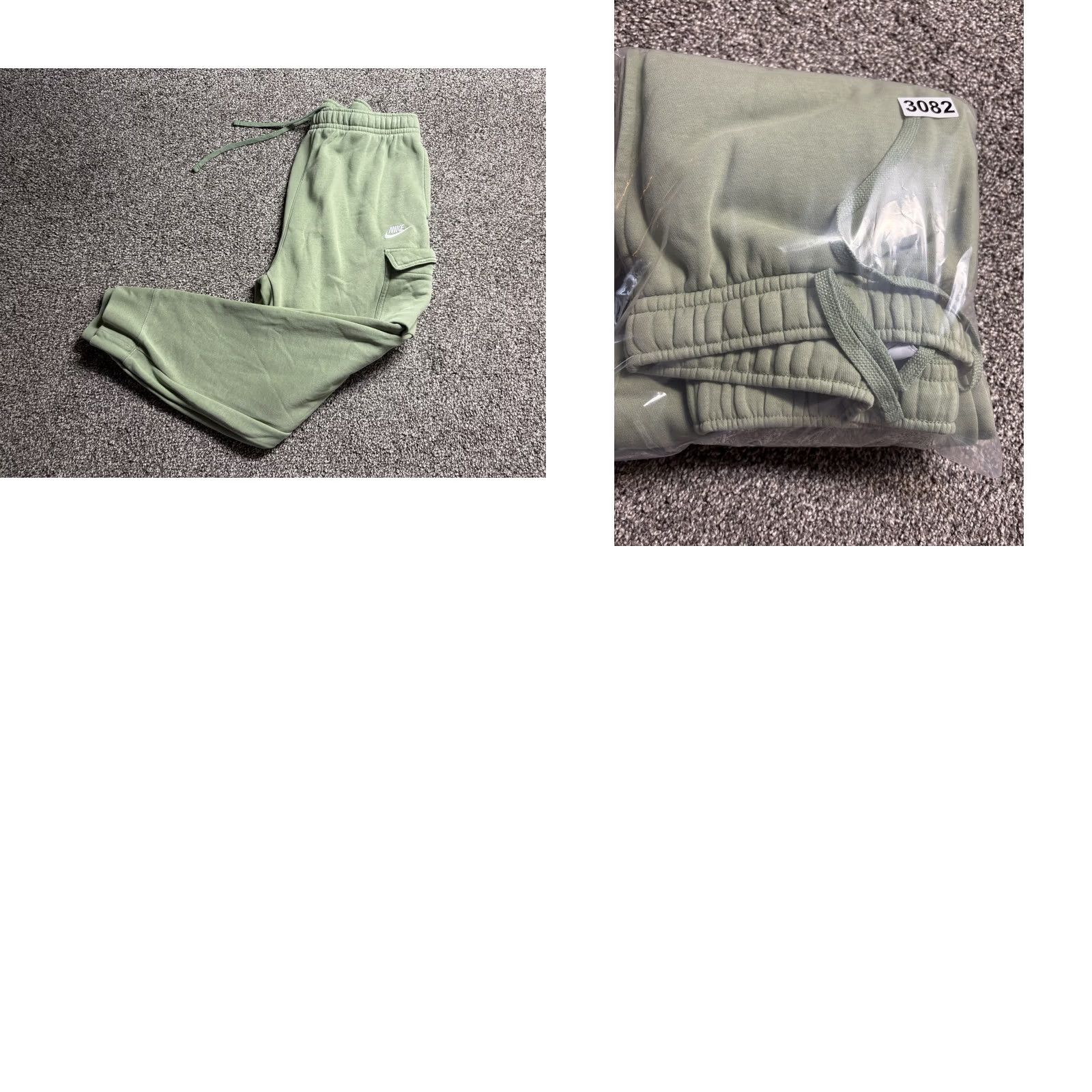 Nike Nike Pants Mens XL Green Club Fleece Jogger Cargo Sweatpants Light CD3129 Size US 36 / EU 52 - 9 Thumbnail