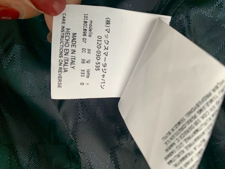 Max Mara Max Mara 101801 Coat, navy blue Size S / US 4 / IT 40 - 7 Thumbnail