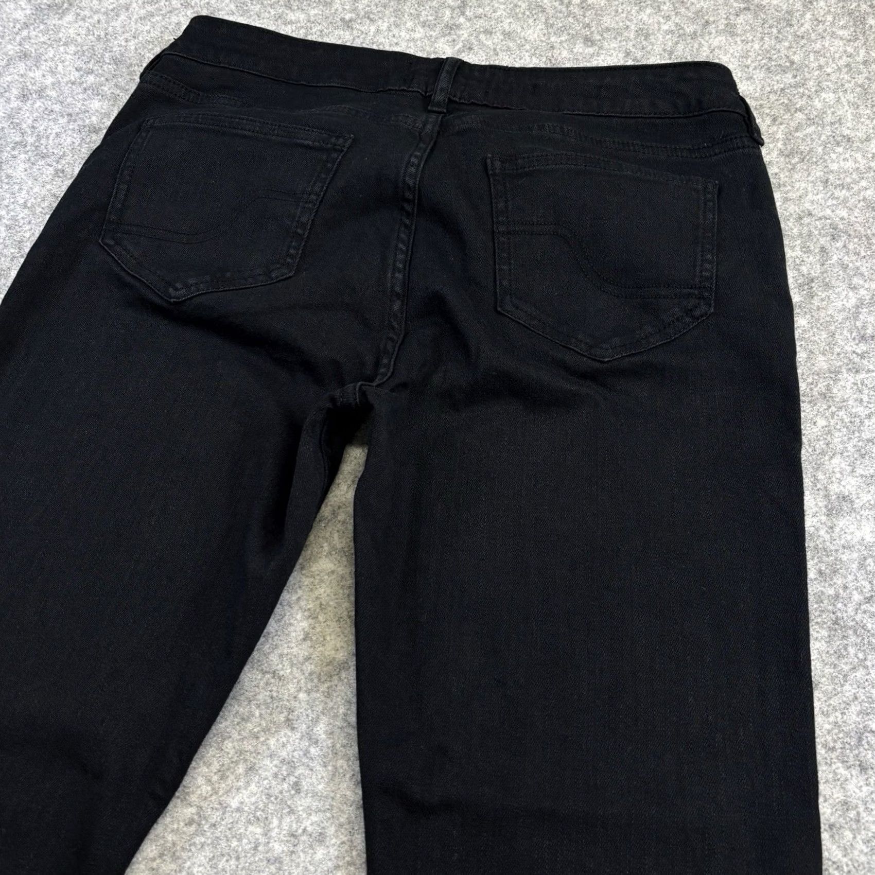 FatFace VINTAGE Fat Face Crop Jeans UK10 black L24” Women’s Summer Zip Fly Vgc Ladies Eur38 Size 32" / US 10 / IT 46 - 4 Thumbnail