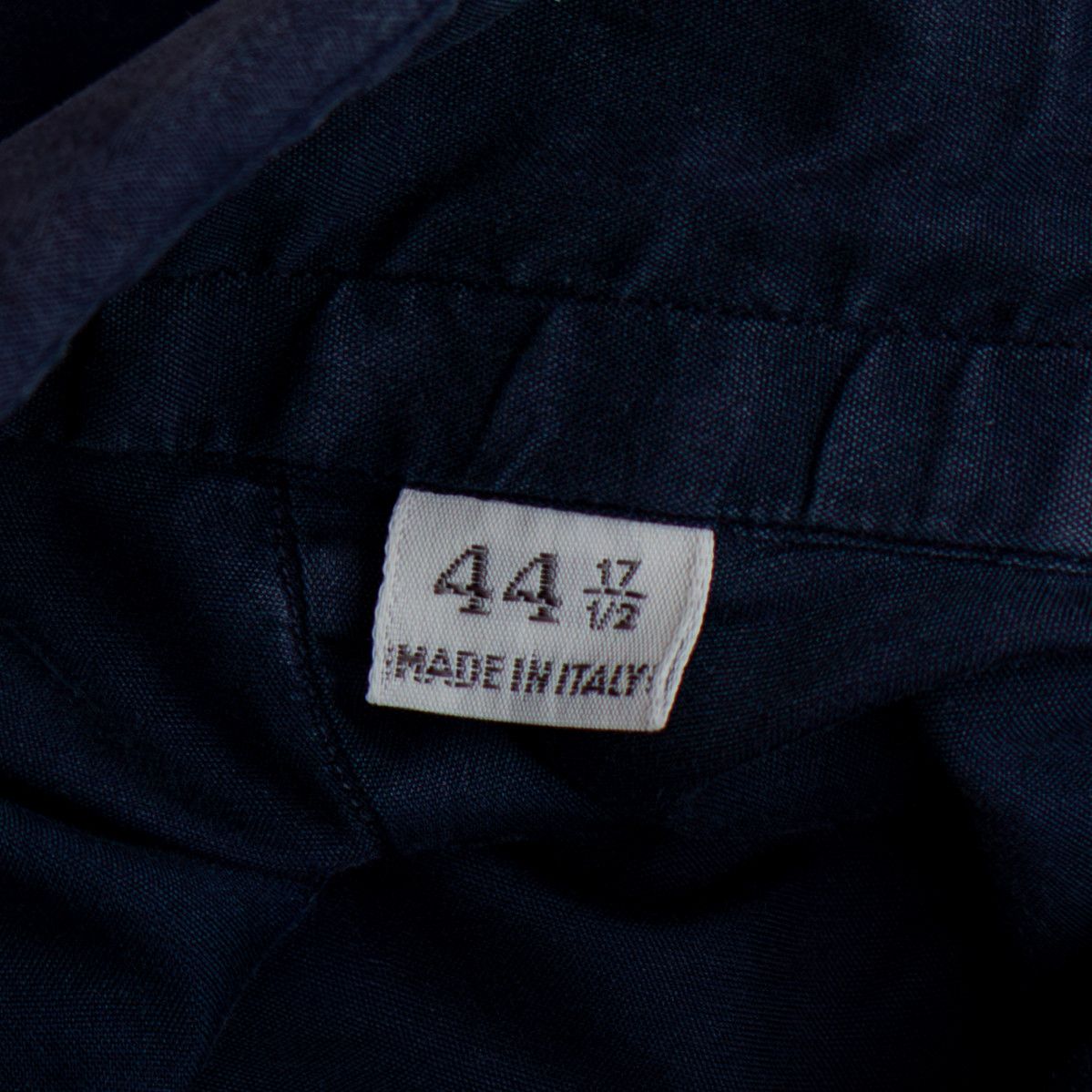 Zilli ZILLI Men’s Navy Blue Classic Long Sleeves Dress Shirt Size US XL / EU 56 / 4 - 7 Thumbnail