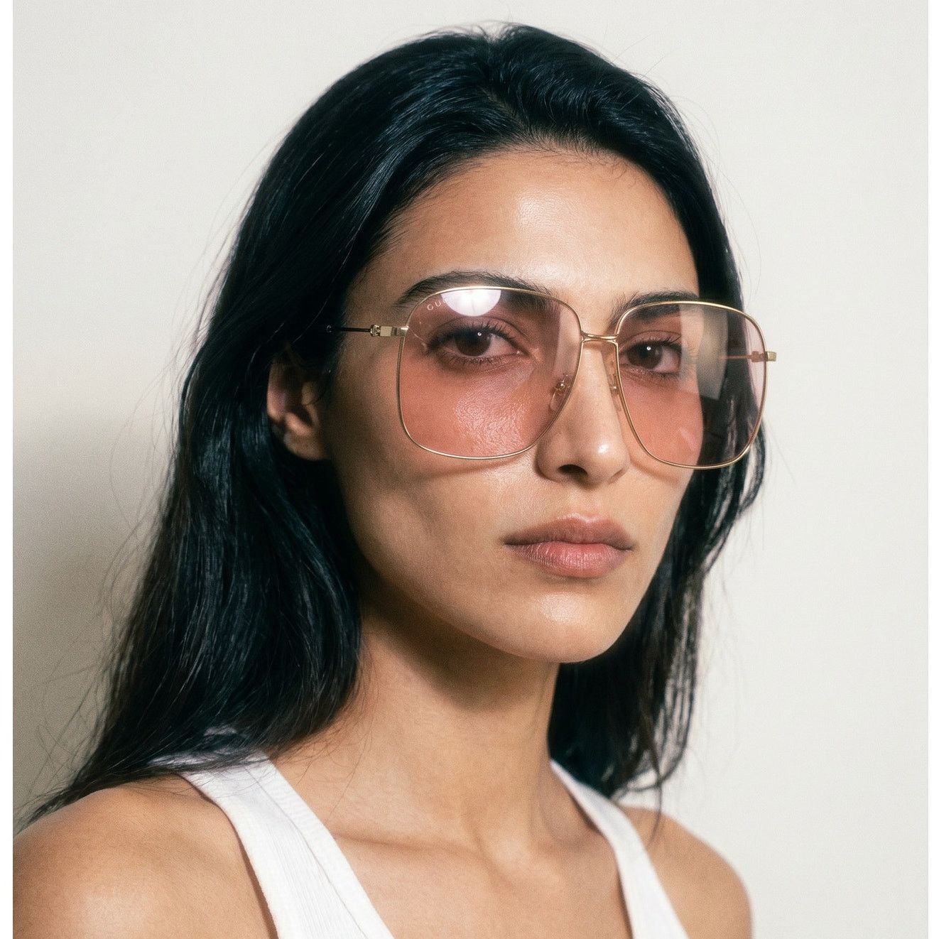 Gucci NEW Gucci GG0394S Gold Pink Lens Sunglasses RARE | Grailed display picture 2