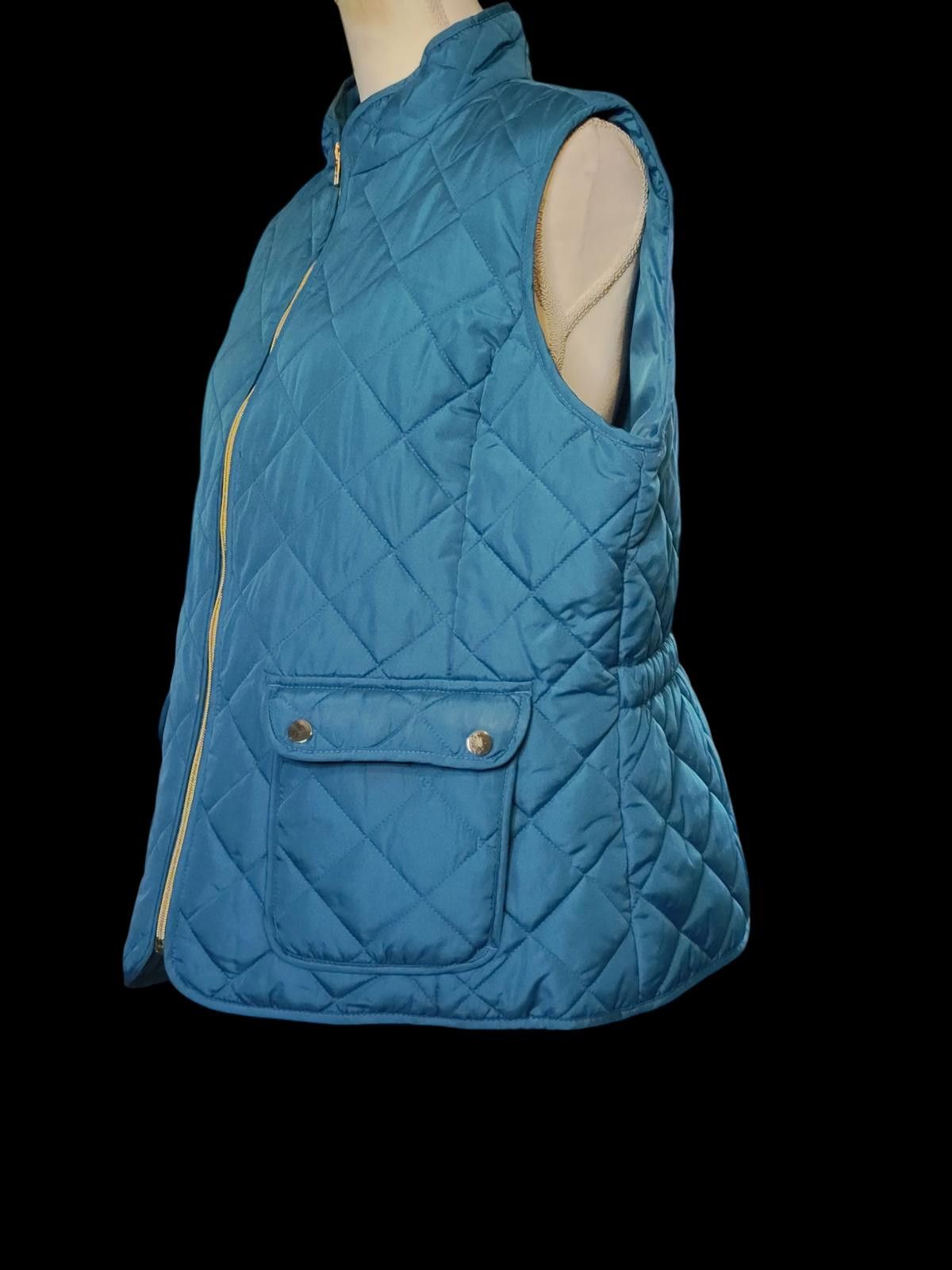 St. Johns Bay St. John's Bay Quilted Women's Vest w/Front Pockets & Zipper Size XL / US 12-14 / IT 48-50 - 5 Thumbnail