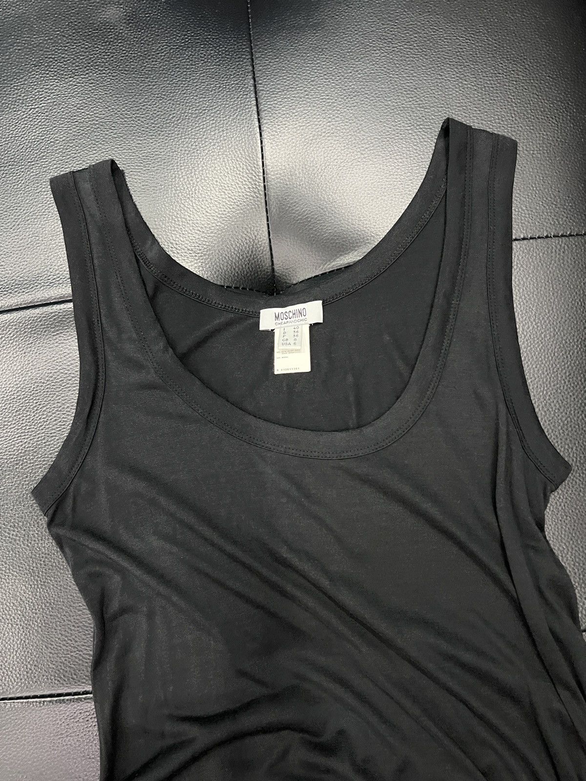 Moschino Moschino Side Rhinestone Detail Tank Dress Size M / US 6-8 / IT 42-44 - 3 Thumbnail