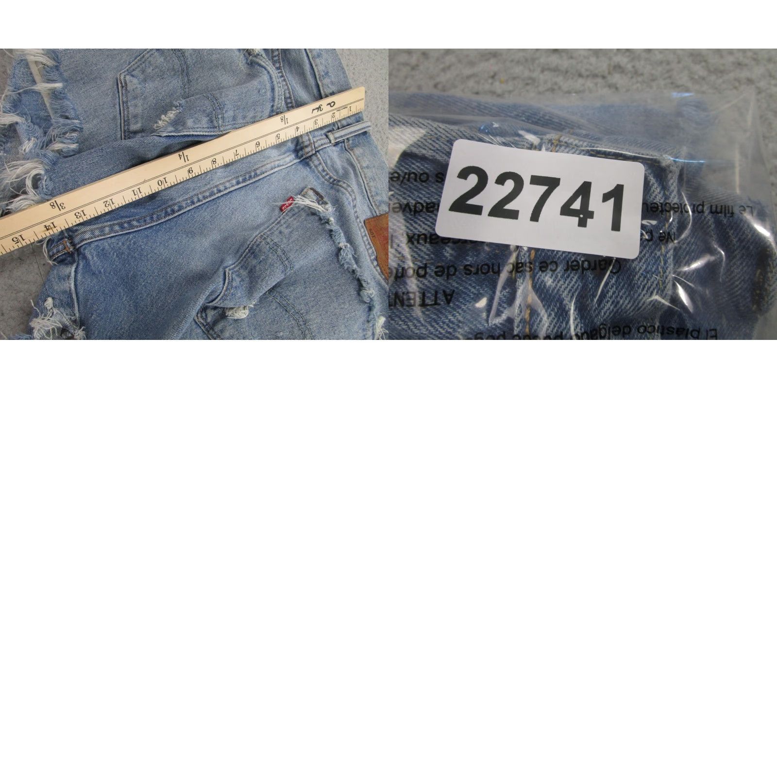 Levi's Levi's 501 Shorts Mens 36 Blue Distressed Cutoff Button Fly Frayed Hem Denim Bermuda Casual Vintage No Size US 36 / EU 52 - 9 Thumbnail
