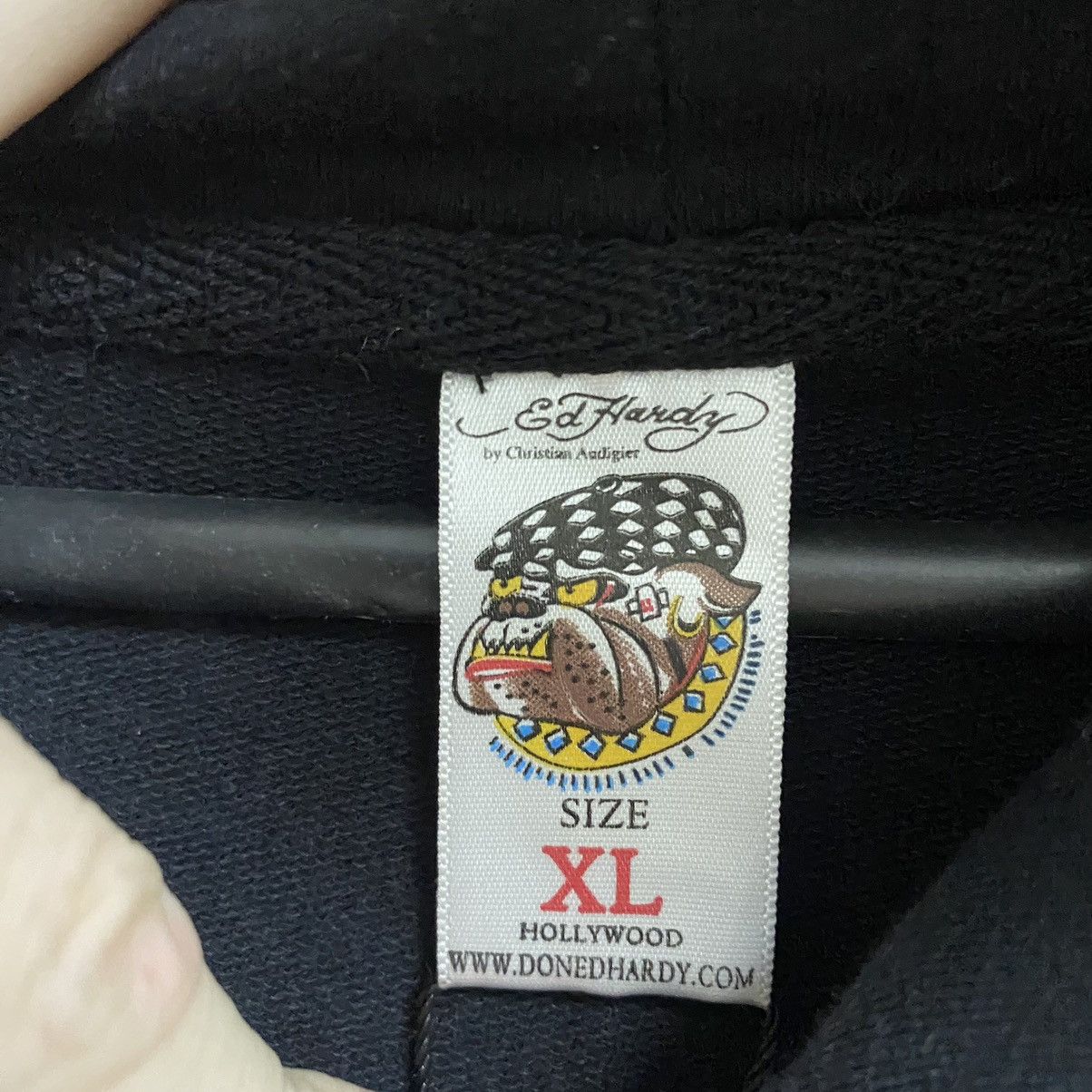 Ed Hardy Vintage Ed Hardy hoodie christian audigier Size US XL / EU 56 / 4 - 5 Thumbnail