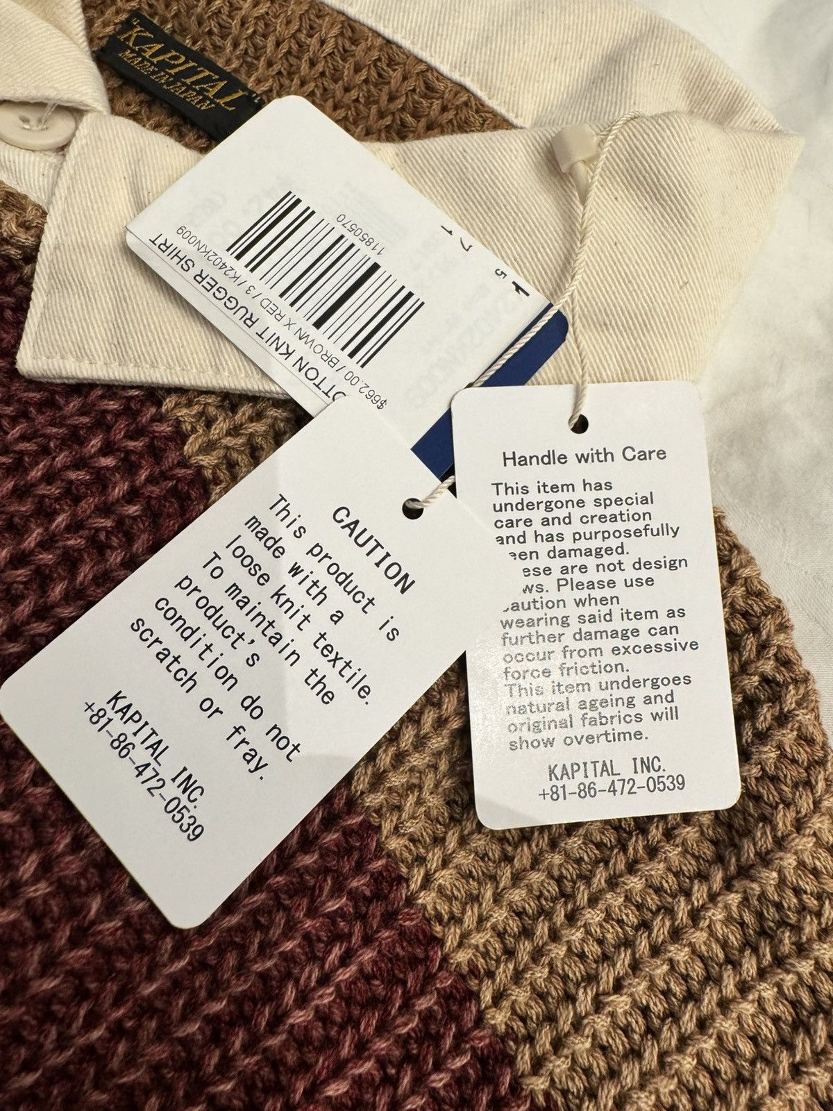 Kapital Kapital Knitted Rugby sz: 3/XXL [NWT] Size US XL / EU 56 / 4 - 4 Thumbnail