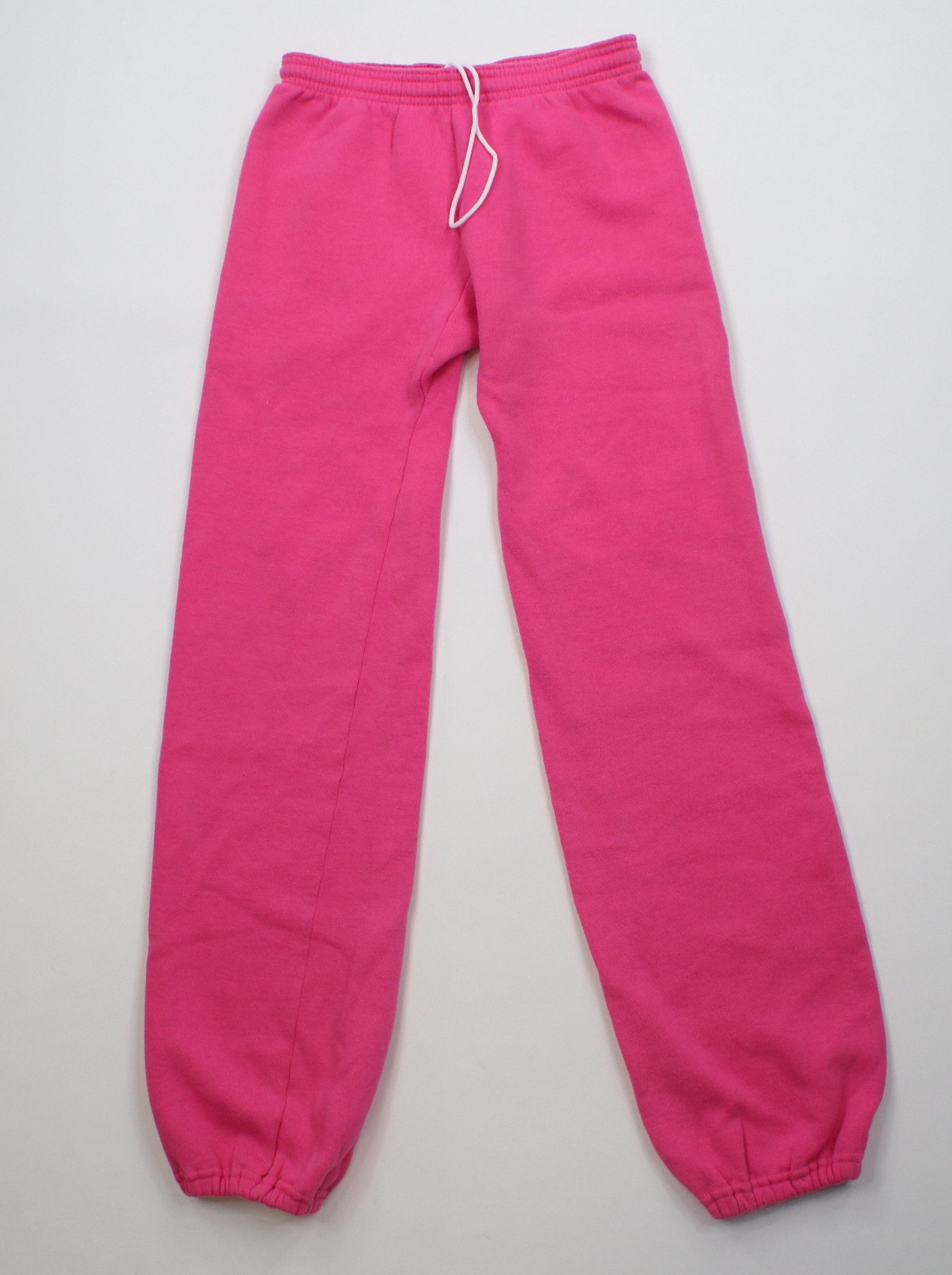 Vintage Vintage 70s 80s Streetwear Sweatpants Joggers Pink USA Size 25" / US 0 / IT 36 - 1 Thumbnail