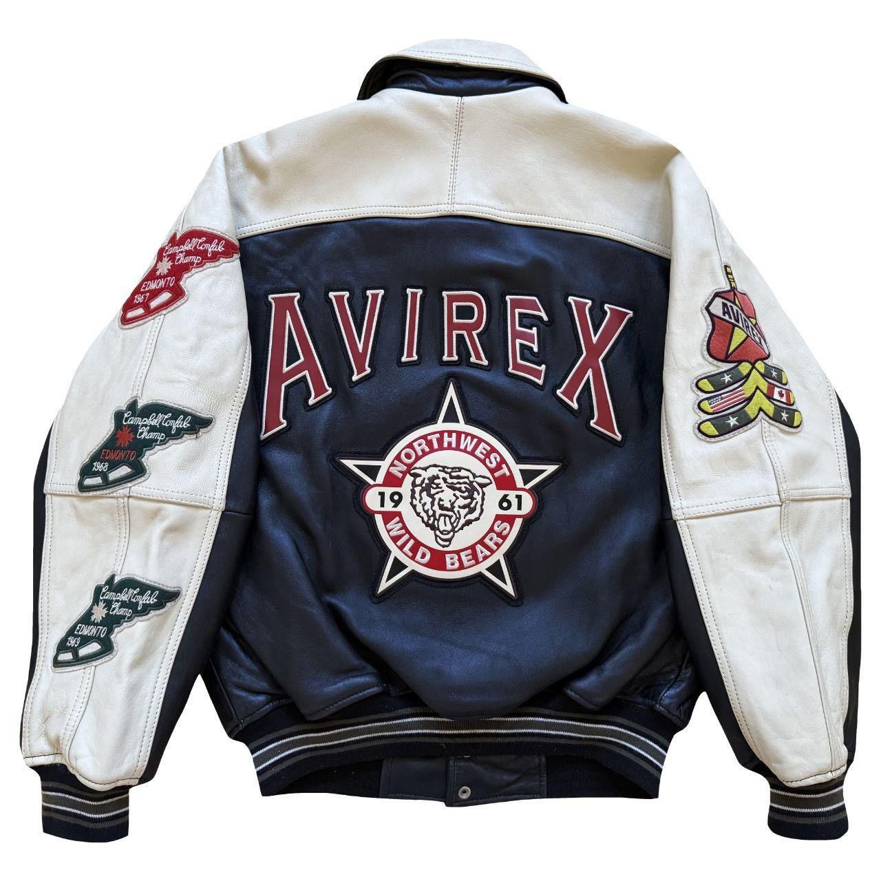 Avirex Avirex North West Wildbears Leather Varsity Jacket Size US S / EU 44-46 / 1 - 1 Thumbnail