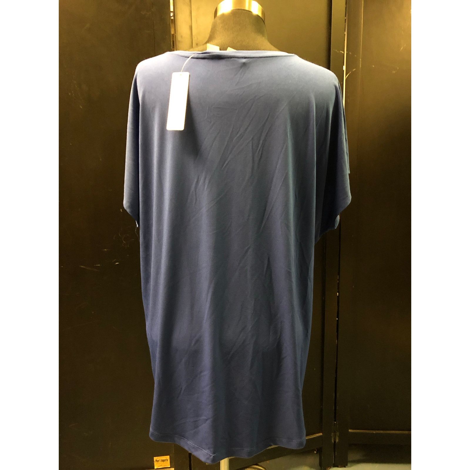 Chicos Women’s Chico’s Shortsleeved Blue Blouse Size S / US 4 / IT 40 - 3 Thumbnail