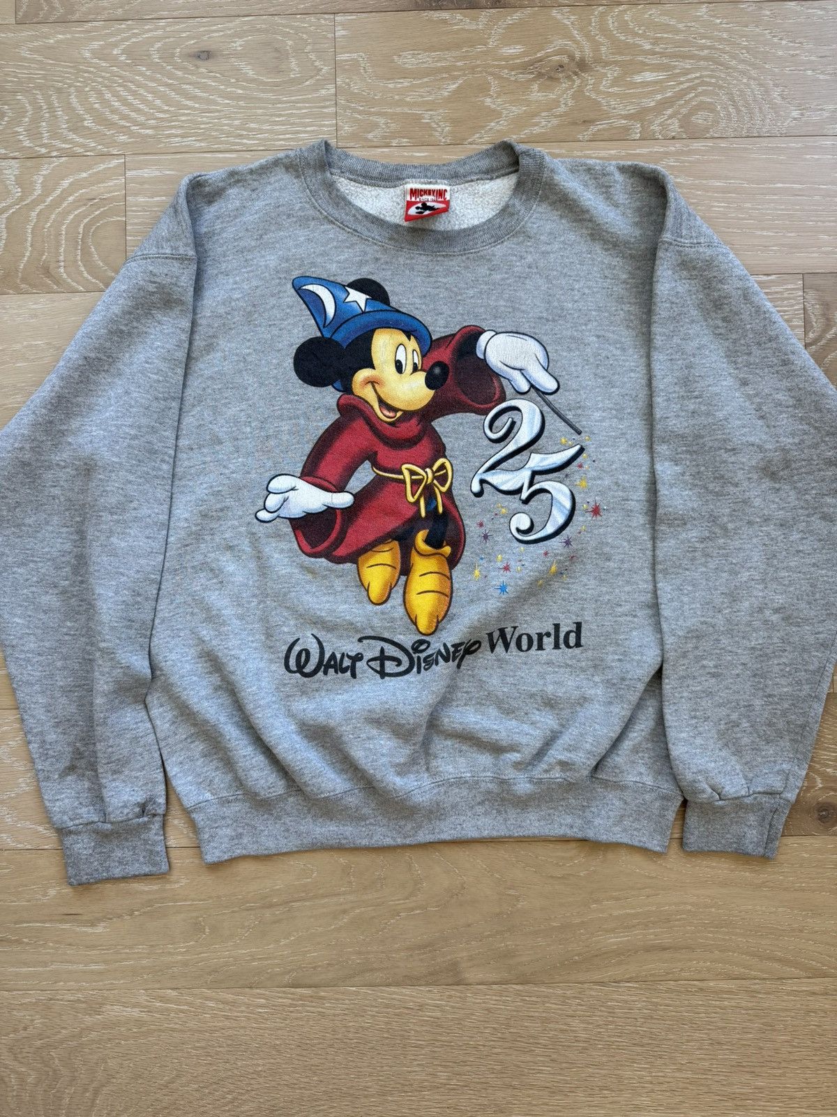 Disney Vintage ‘96 Walt Disney World Sorcerer Mickey Sweatshirt Size US L / EU 52-54 / 3 - 6 Thumbnail