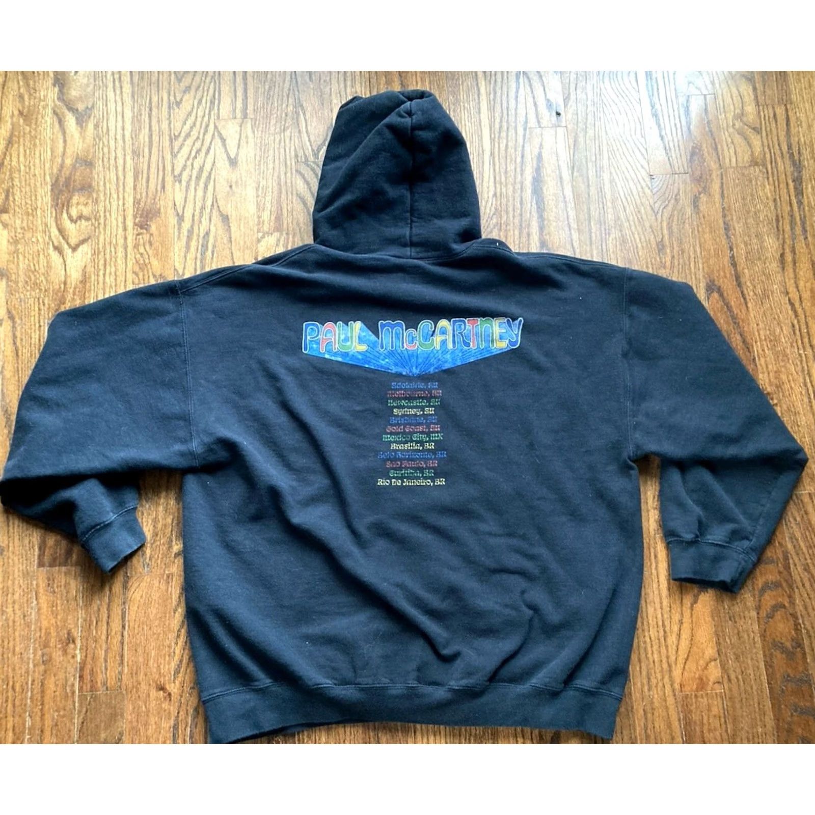 Vintage PAUL MCCARTNEY Got Back Tour Sweatshirt XL Black Hoodie Unisex Adults 2023 Concert Merch Pullover Size US XL / EU 56 / 4 - 7 Thumbnail