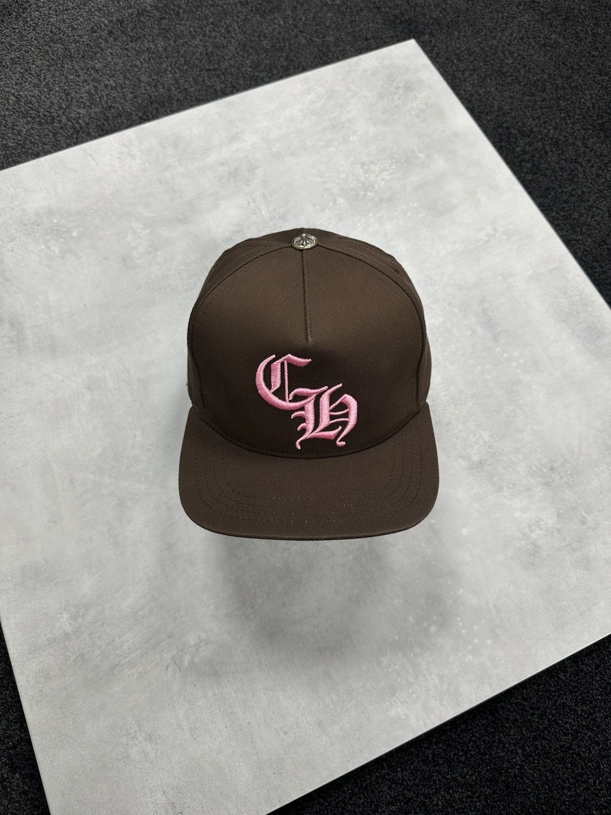 CHROME HEARTS Cap パッチ ブラウン ピンク Chrome Hearts Brown Pink