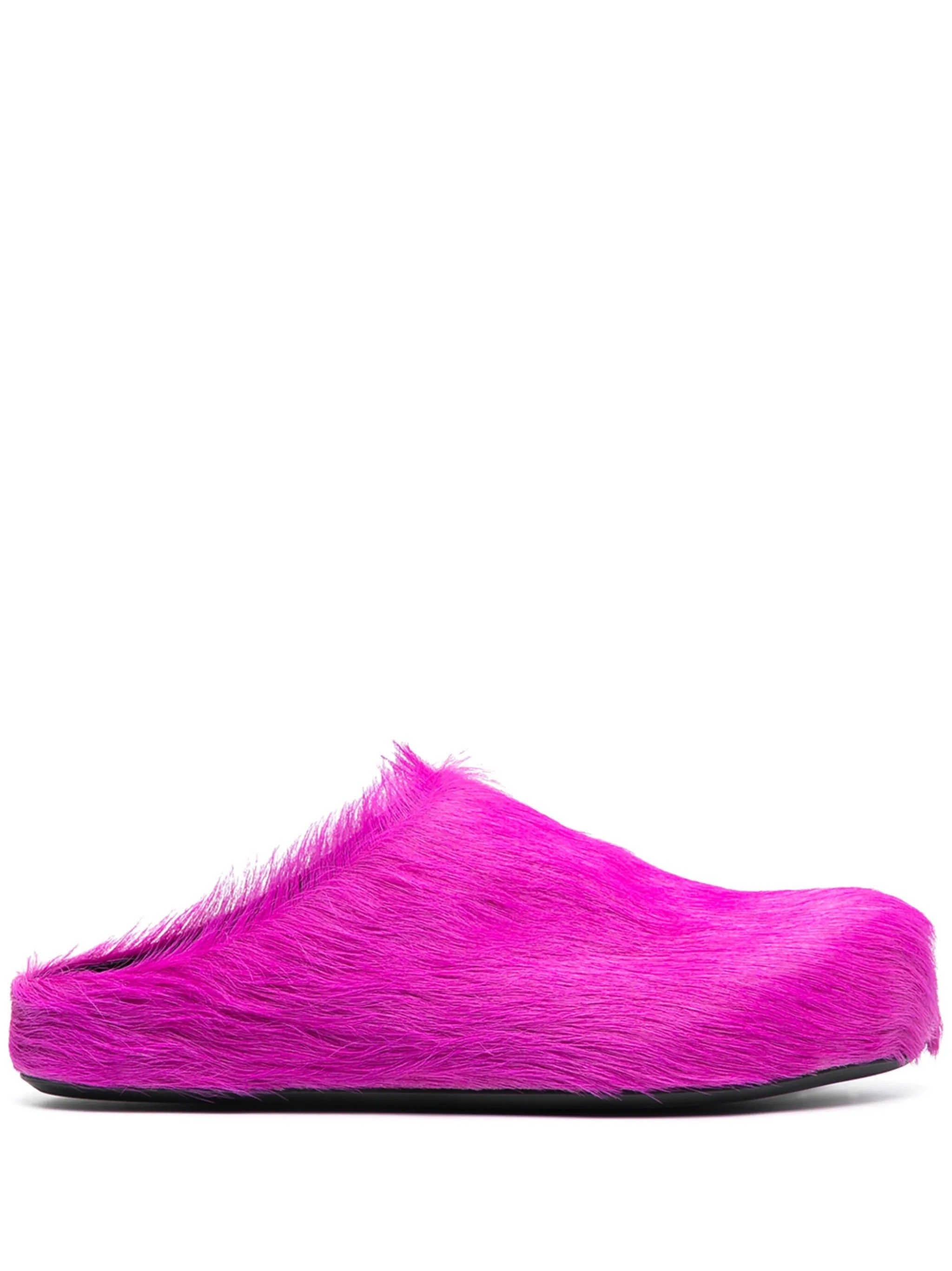 Marni Marni Fussbet Sabot Calf-Hair Slippers Size US 12 / IT 42 - 1 Thumbnail