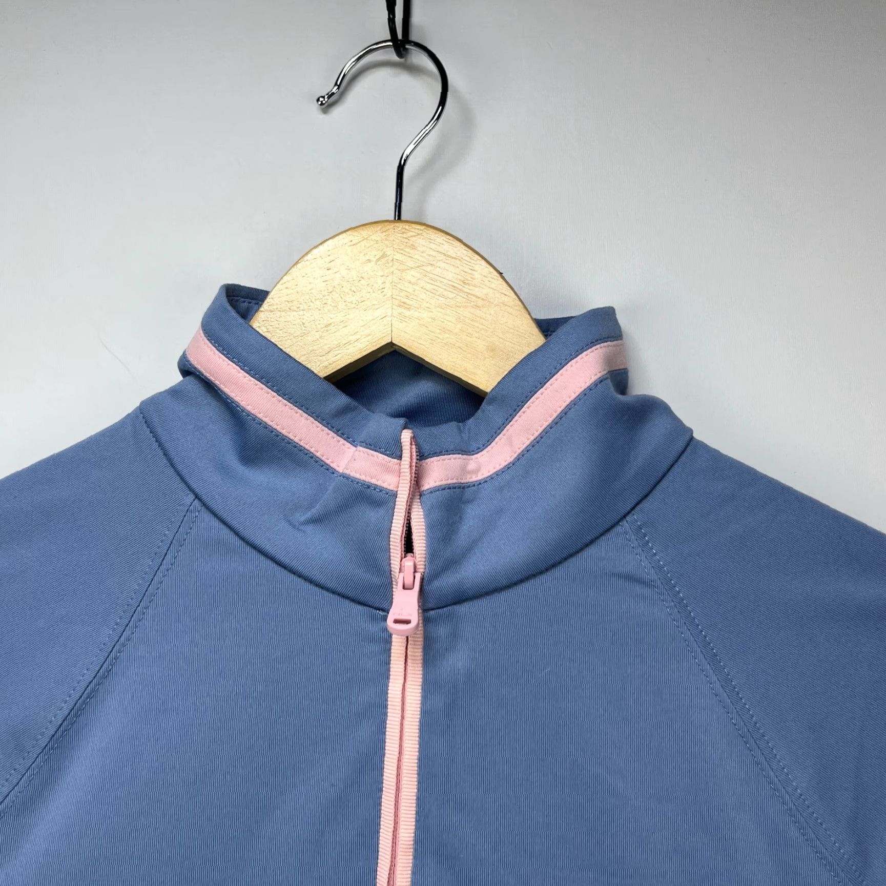 Ralph Lauren VINTAGE RLX Ralph Lauren Quarter Zip Athletic Long Sleeve Shirt Womens XS Blue Stretch Size XS / US 0-2 / IT 36-38 - 4 Thumbnail