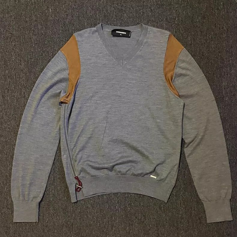 Dsquared2 Dsquared2 V-Neck Wool Sweater-yf Size US XL / EU 56 / 4 - 1 Thumbnail