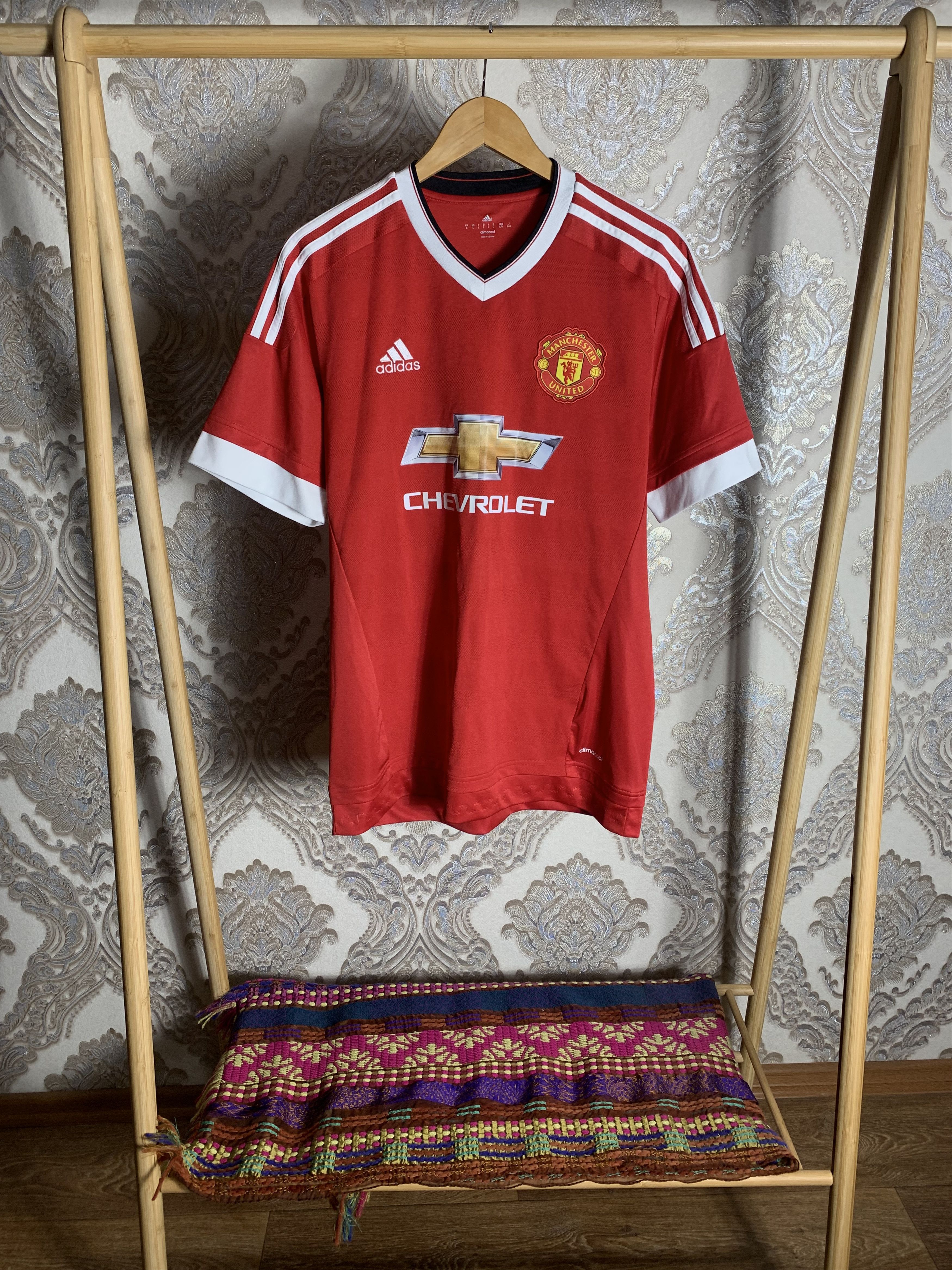 Adidas VINTAGE ADIDAS FC MANCHESTER UNITED ENGLAND SOCCER JERSEY Size US L / EU 52-54 / 3 - 1 Thumbnail