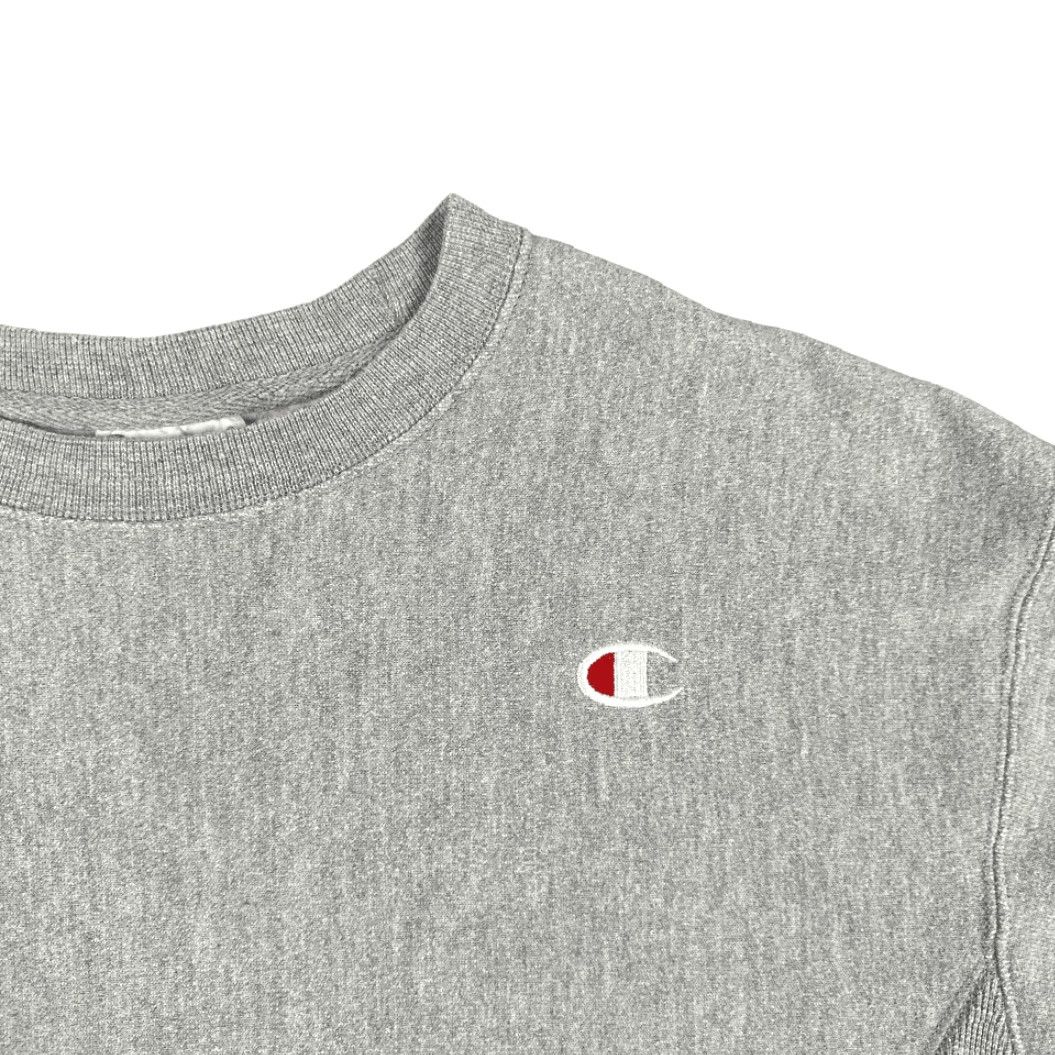 Champion VINTAGE Champion Reverse Weave Sweater Womens SMALL Gray Sweatshirt Pullover Activewear Size S / US 4 / IT 40 - 2 Thumbnail