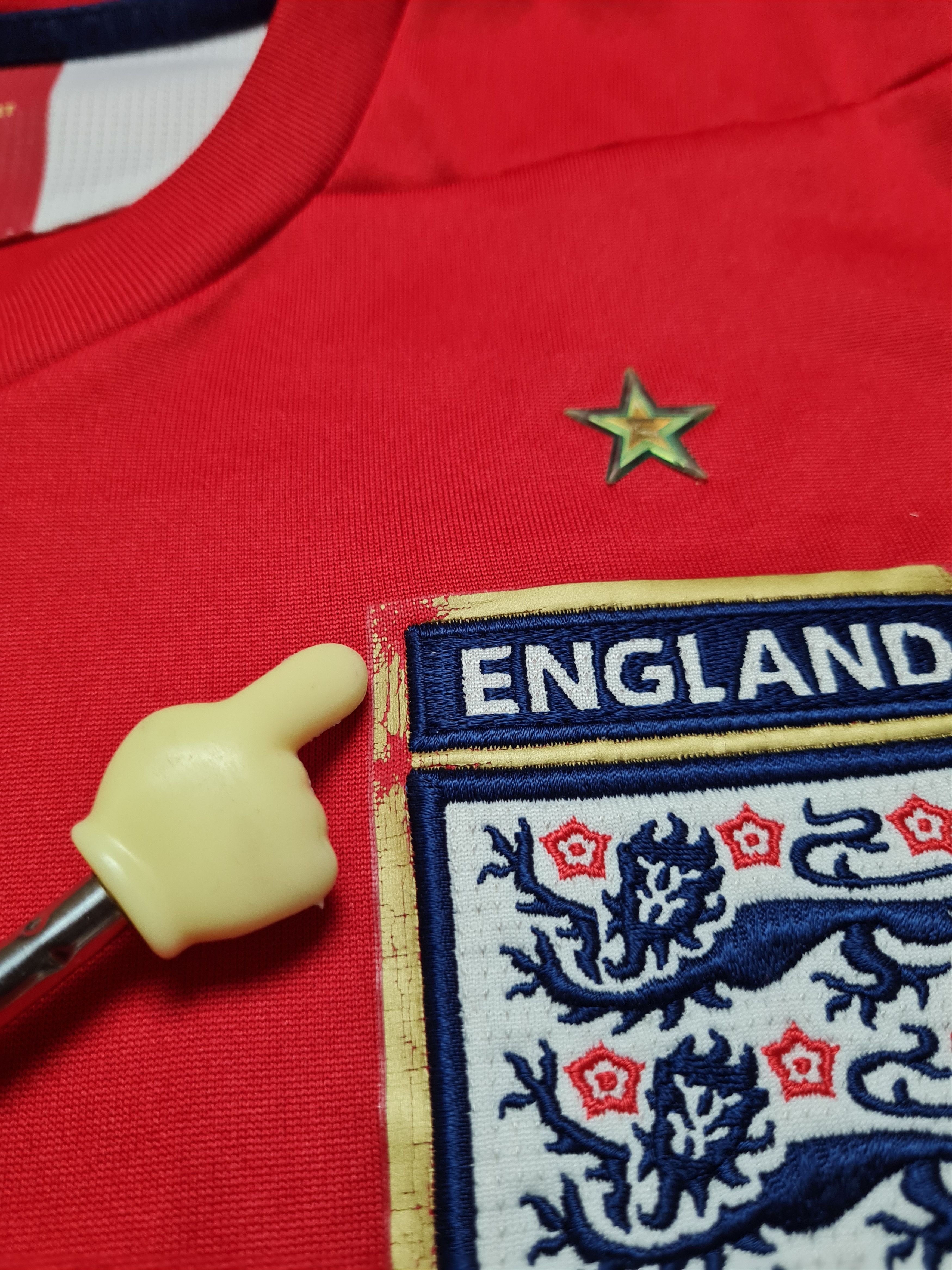 Umbro England Away Football Shirt 2006 - 2008 Umbro Vintage Size US XL / EU 56 / 4 - 14 Thumbnail