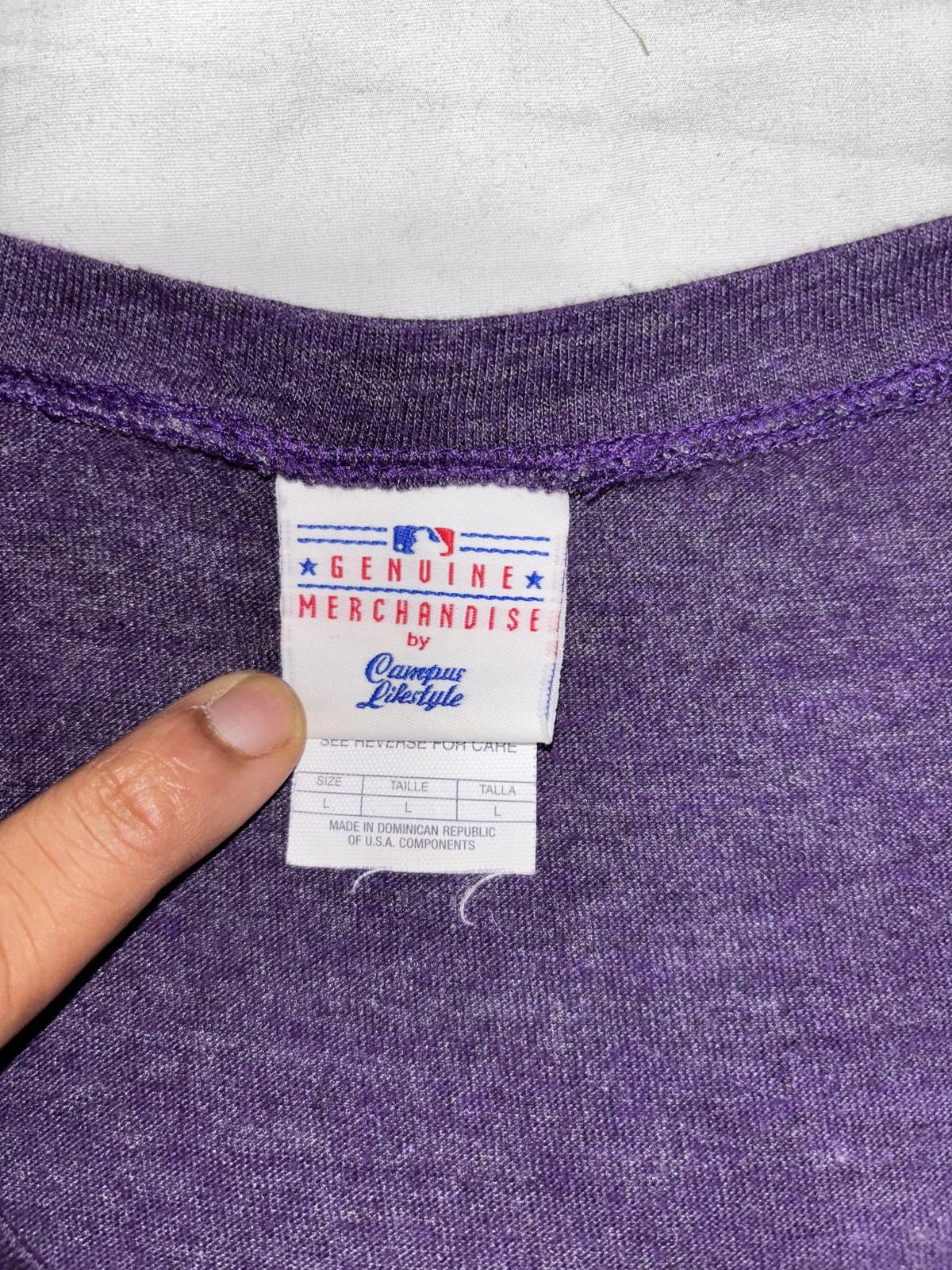 Designer Colorado Rockies V-Neck T-Shirt - Women's Casual Tee Size L / US 10 / IT 46 - 3 Thumbnail