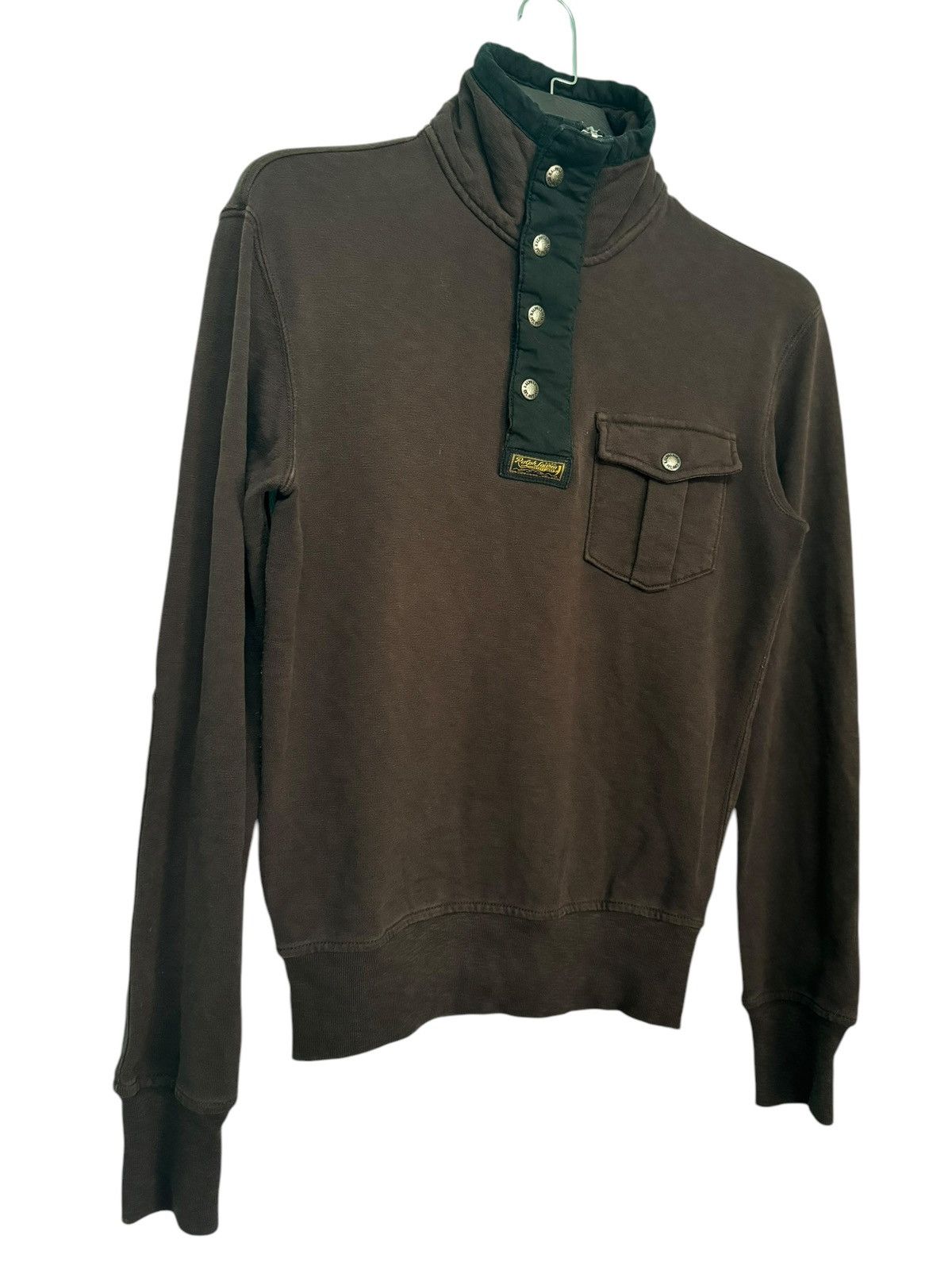 RRL Ralph Lauren 💥 POLO RALPH LAUREN HALF BUTTON & ZIPPER TALON ZIP Size US XS / EU 42 / 0 - 3 Thumbnail