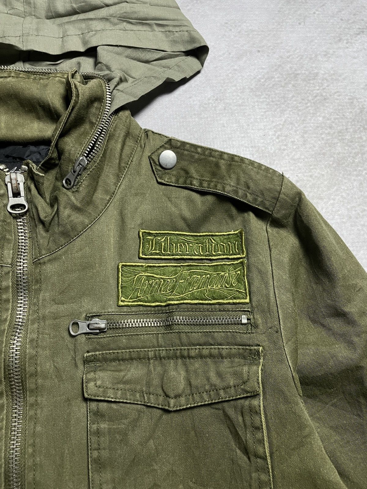 If Six Was Nine 2000’s Armée Française - Apocalypse Style Bikers Jacket Size US M / EU 48-50 / 2 - 9 Thumbnail