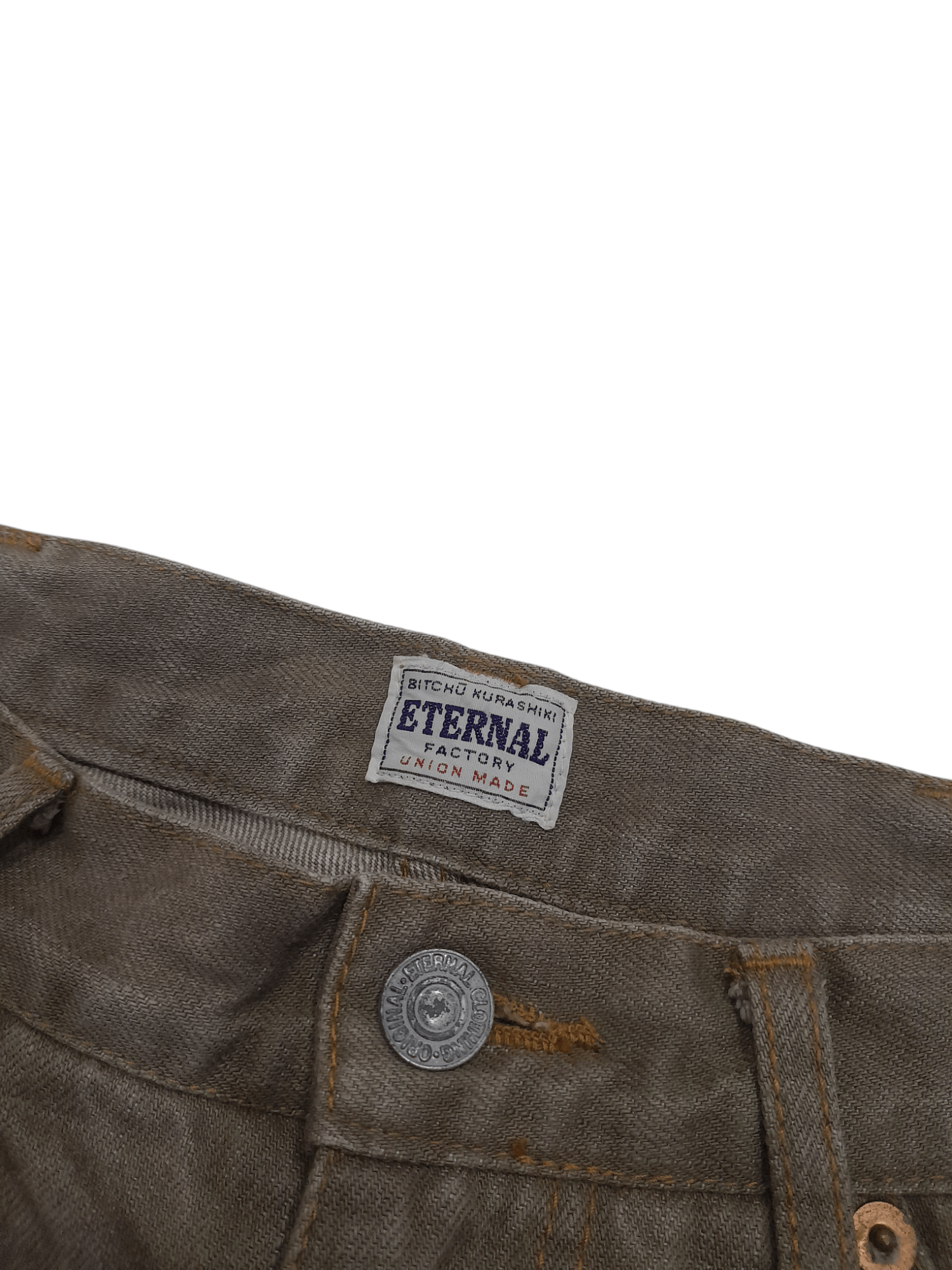 Eternal ETERNAL Japan Bitchu Kurashiki Biker Denim (F519) Waist 28 Size US 28 / EU 44 - 6 Thumbnail